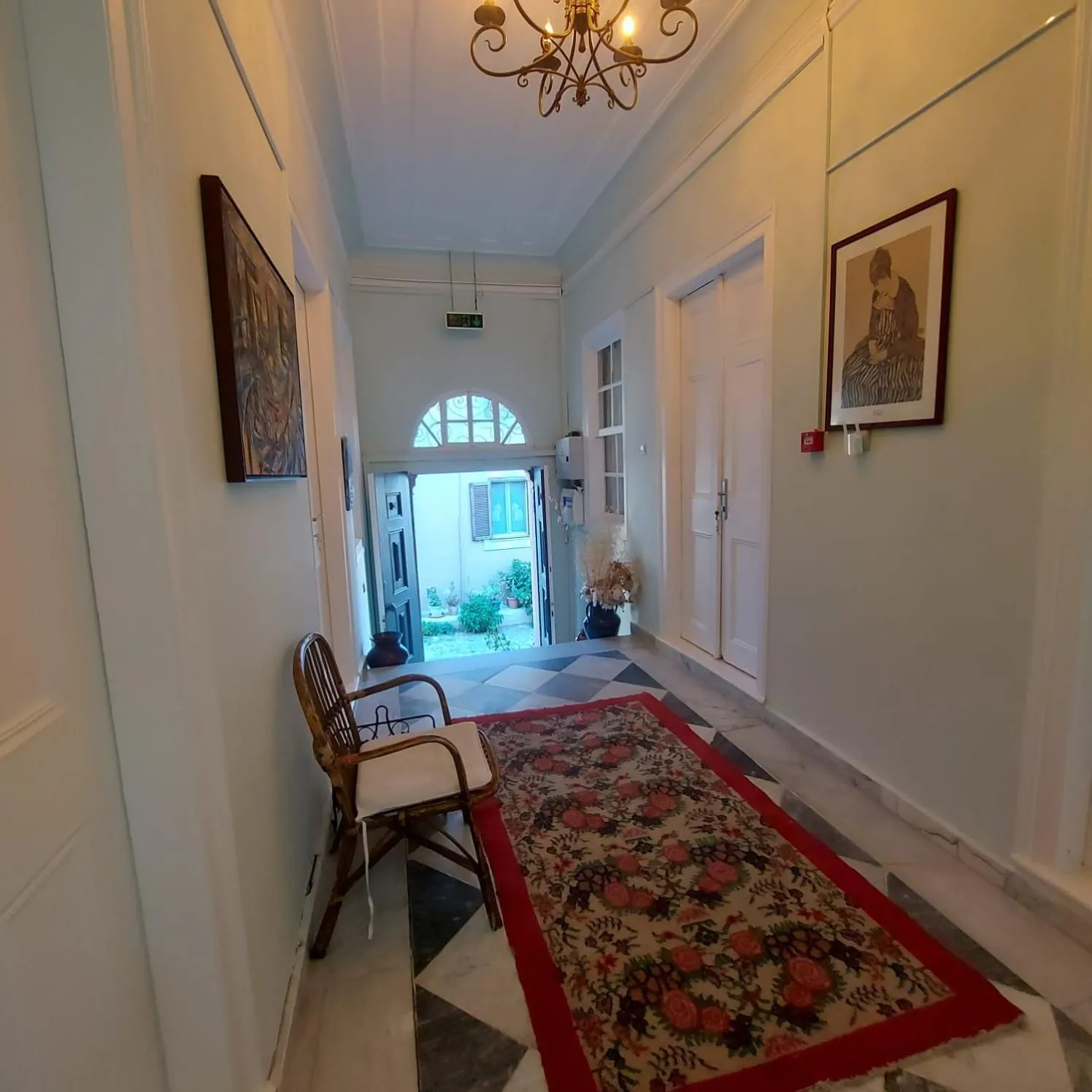 Bed in Eolos House Cunda