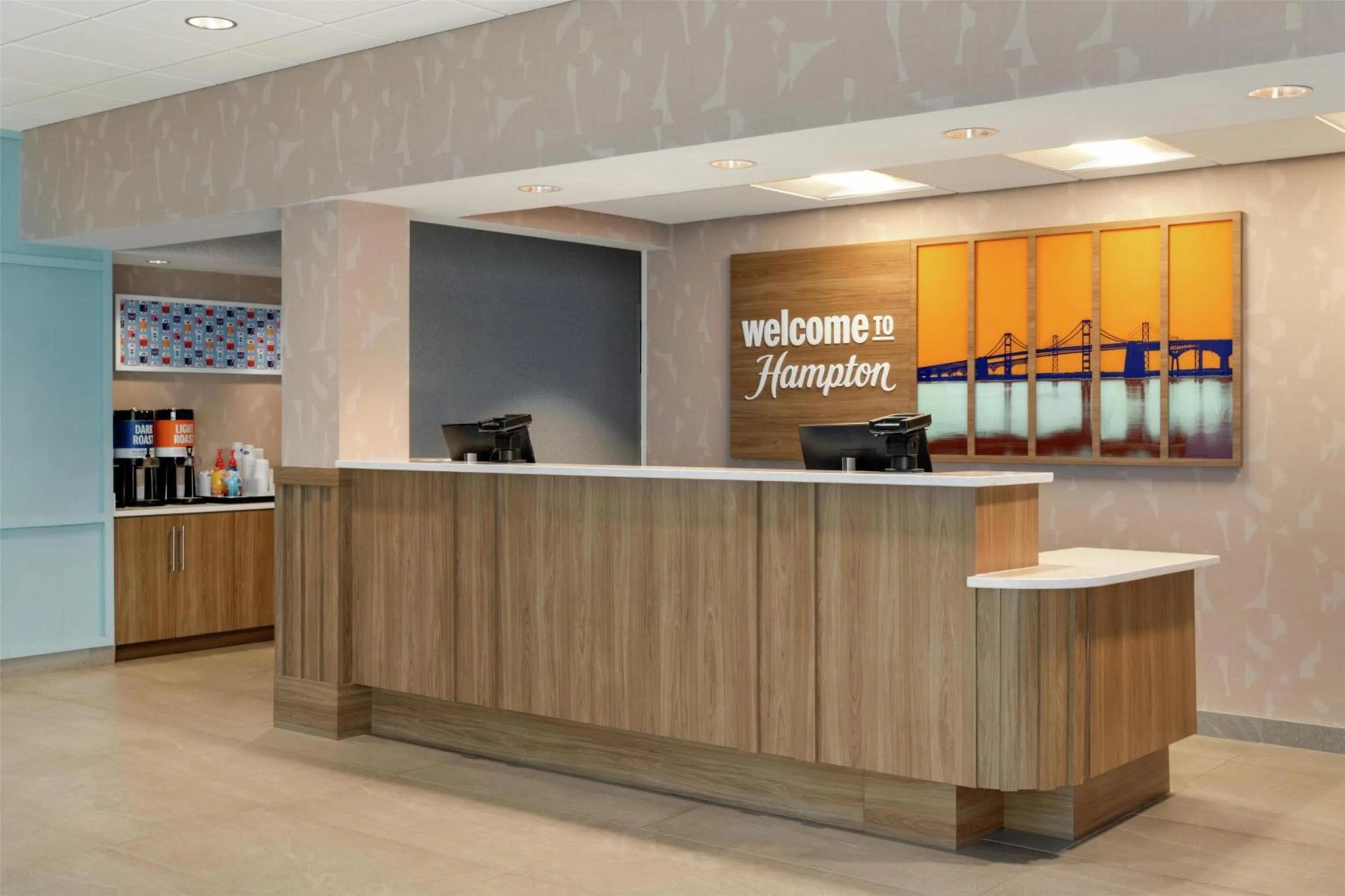 Lobby or reception in Hampton Inn Hagerstown