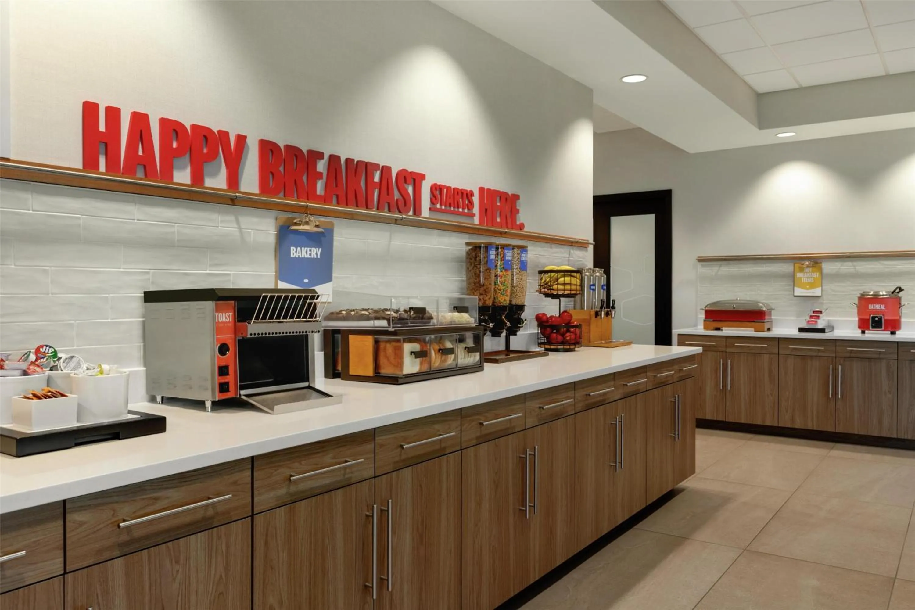 Breakfast in Hampton Inn Hagerstown