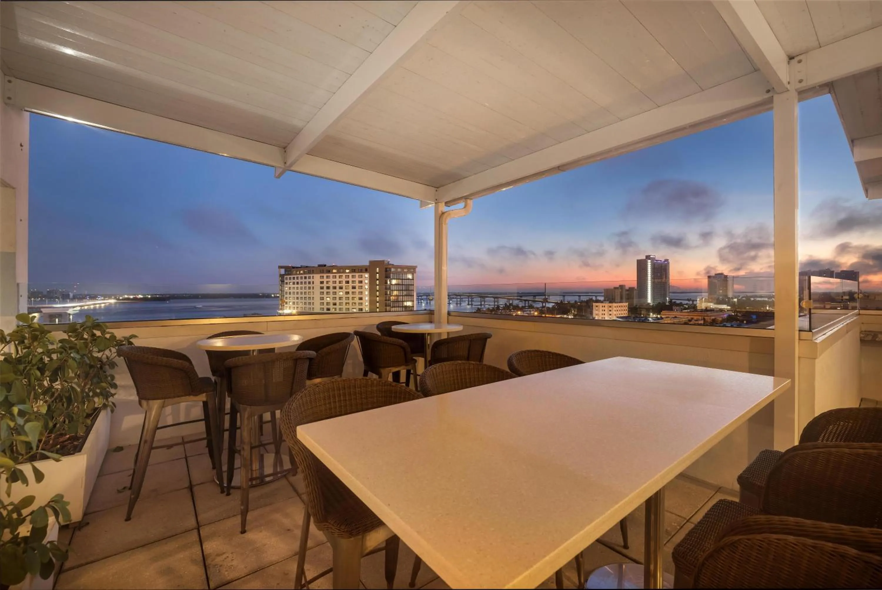 Patio in The Banyan Hotel Fort Myers, Tapestry Collection by Hilton