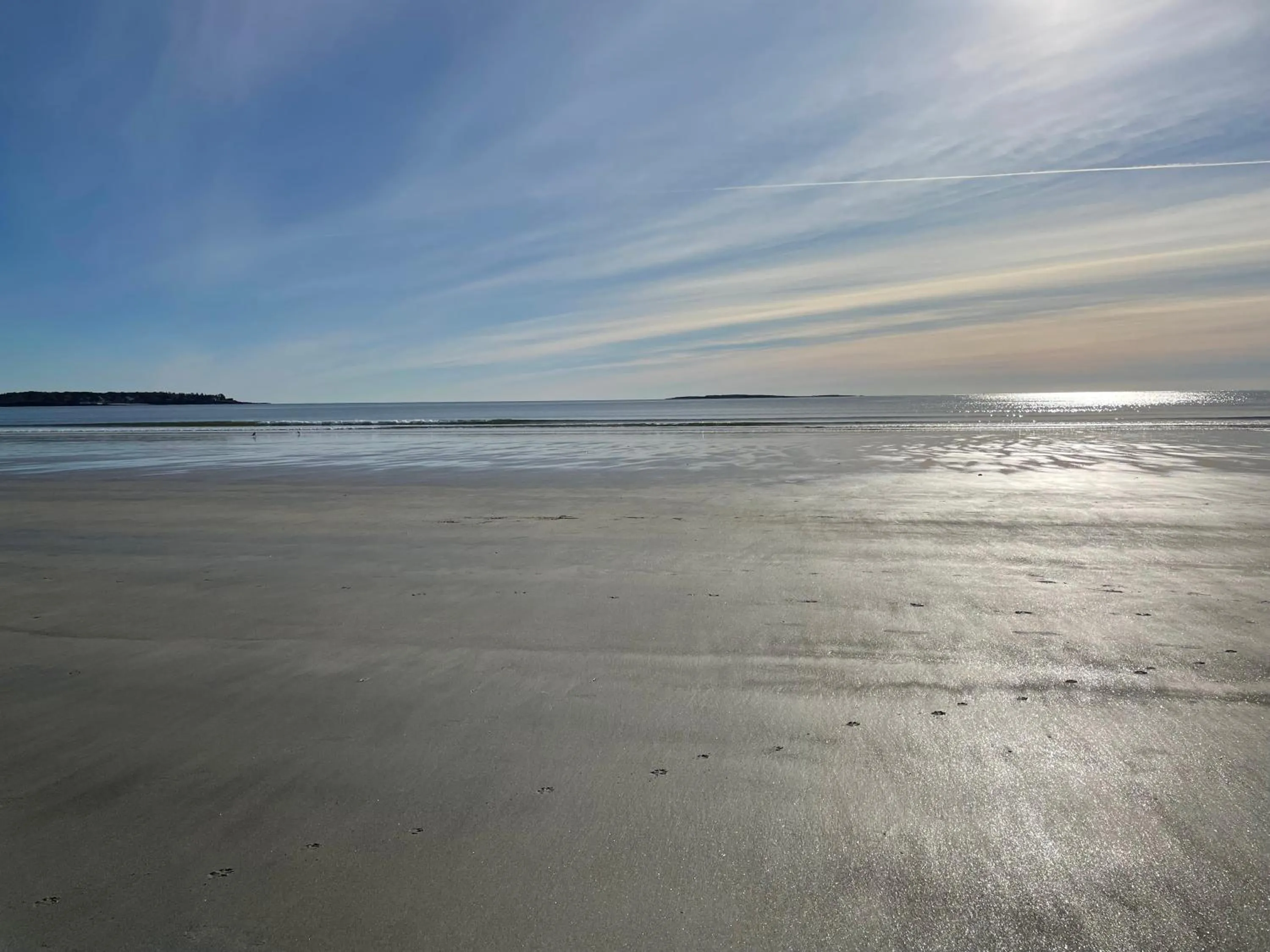 Beach in Moontide Motel, Apartments, and Cabins