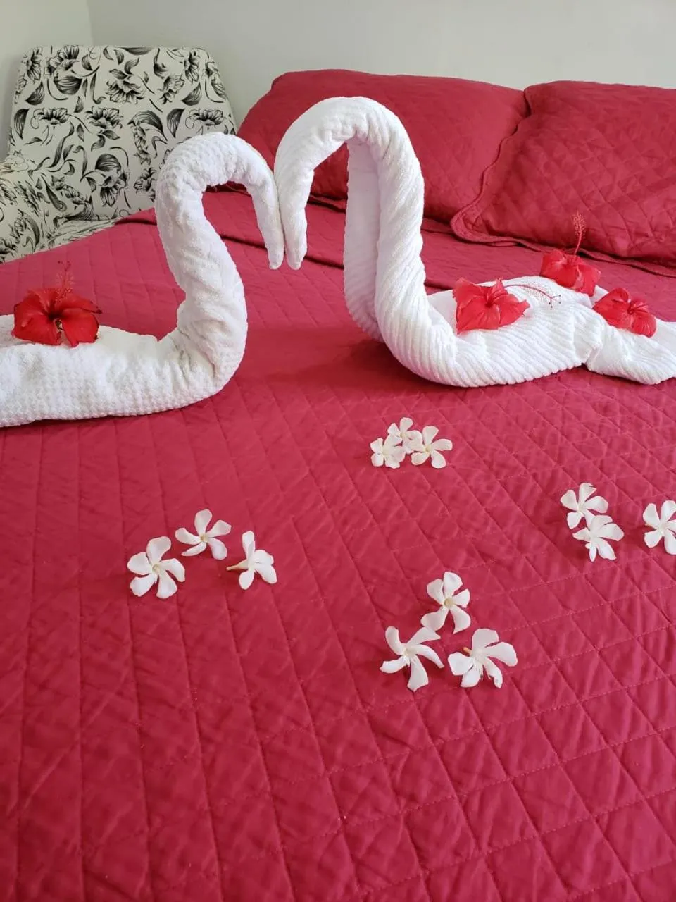 Bed in Pousada Martins e Cia