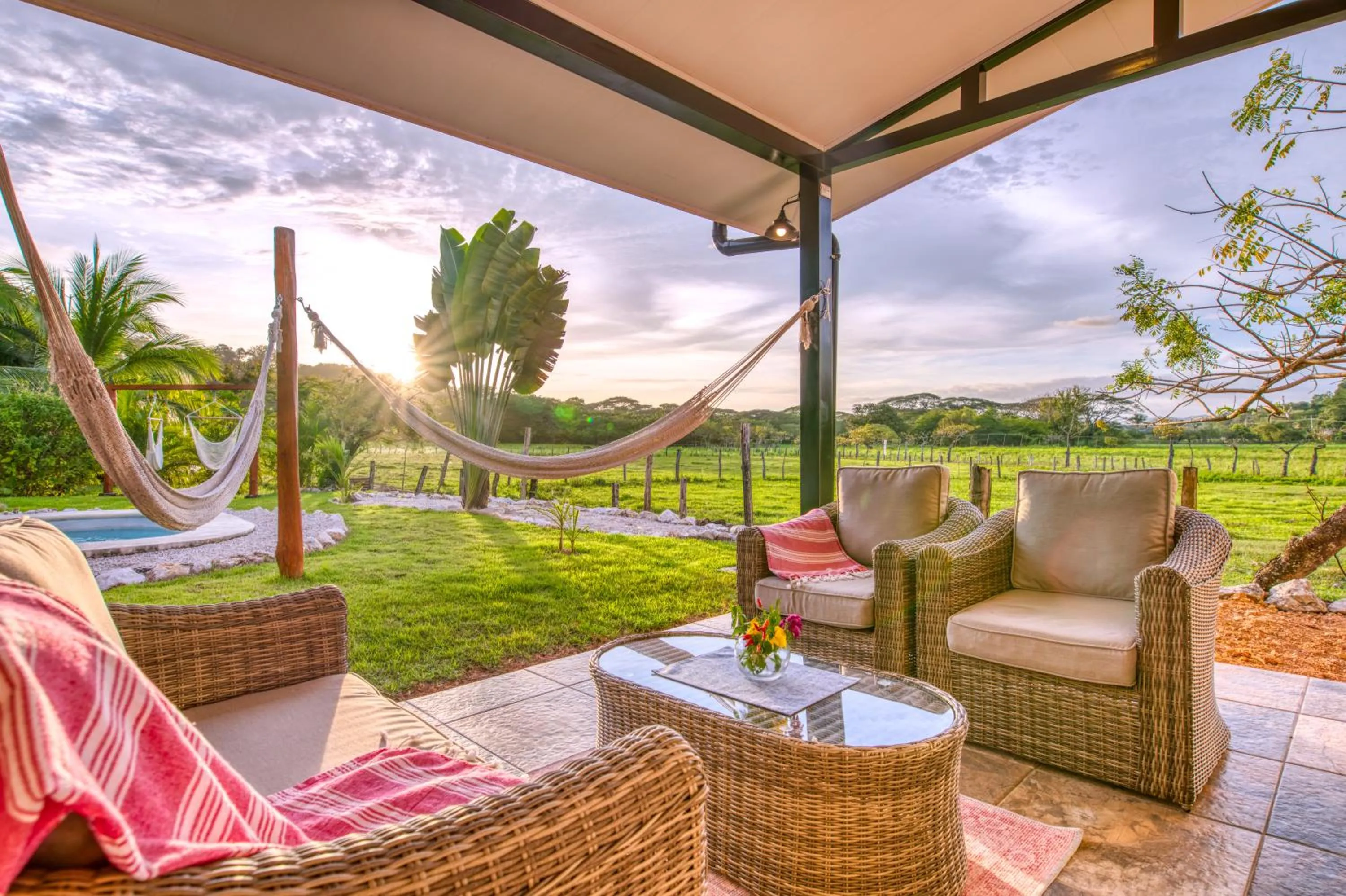 Patio in Hotel Villas Tangerine