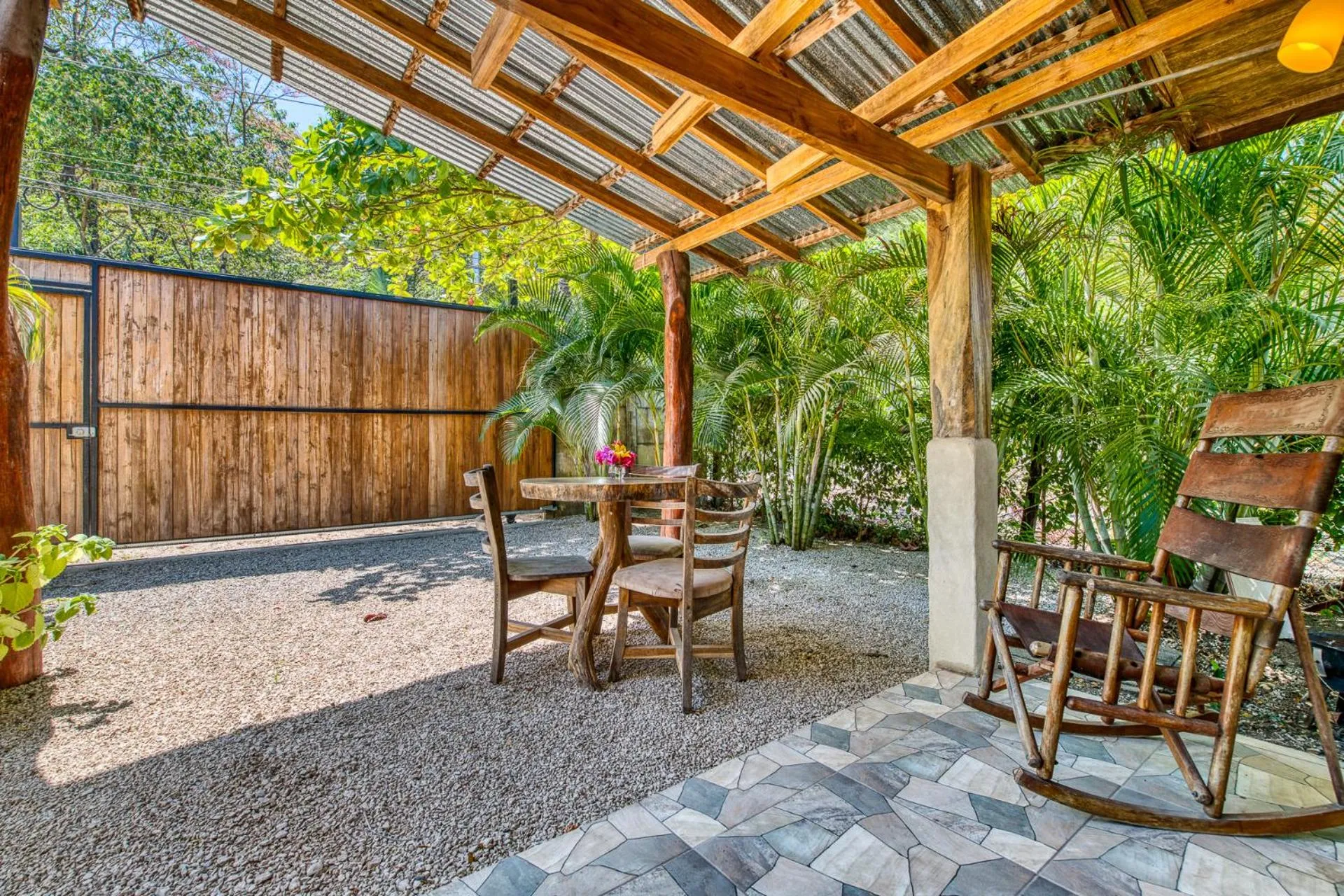 Patio in Hotel Villas Tangerine