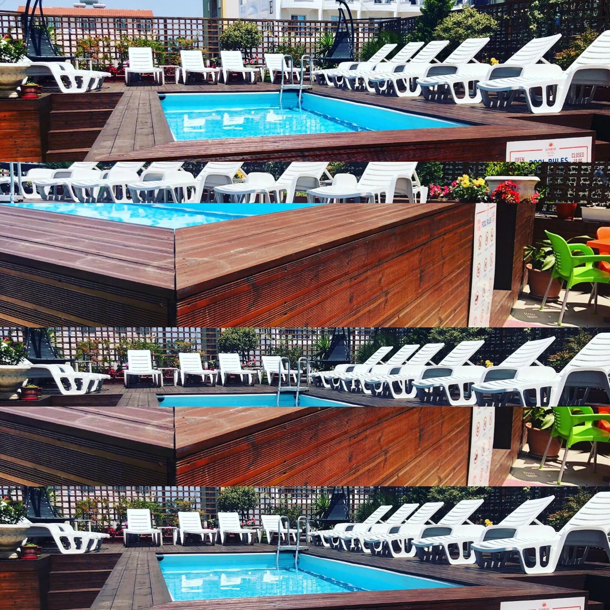 Swimming pool in Sunrise Hotel Cameria