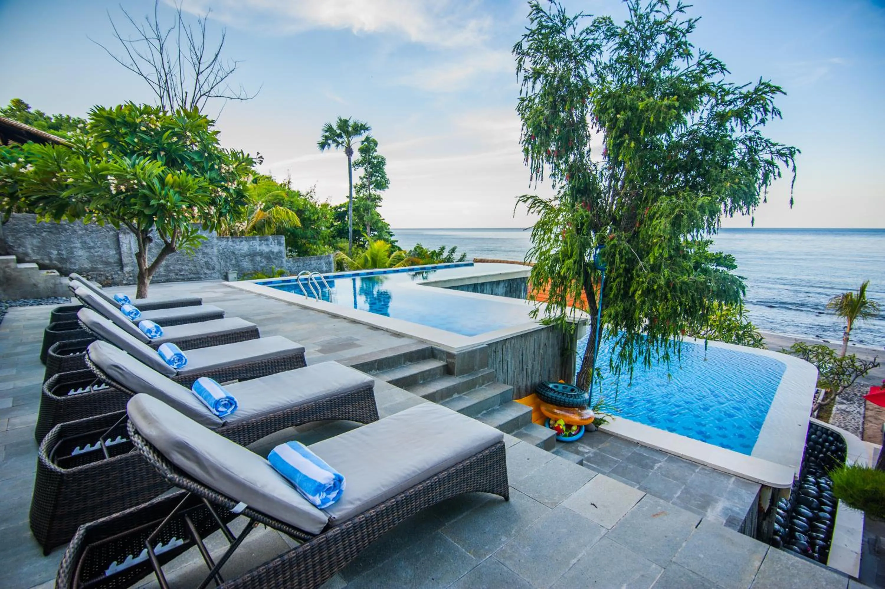 Pool view in Ibus Beach Hotel