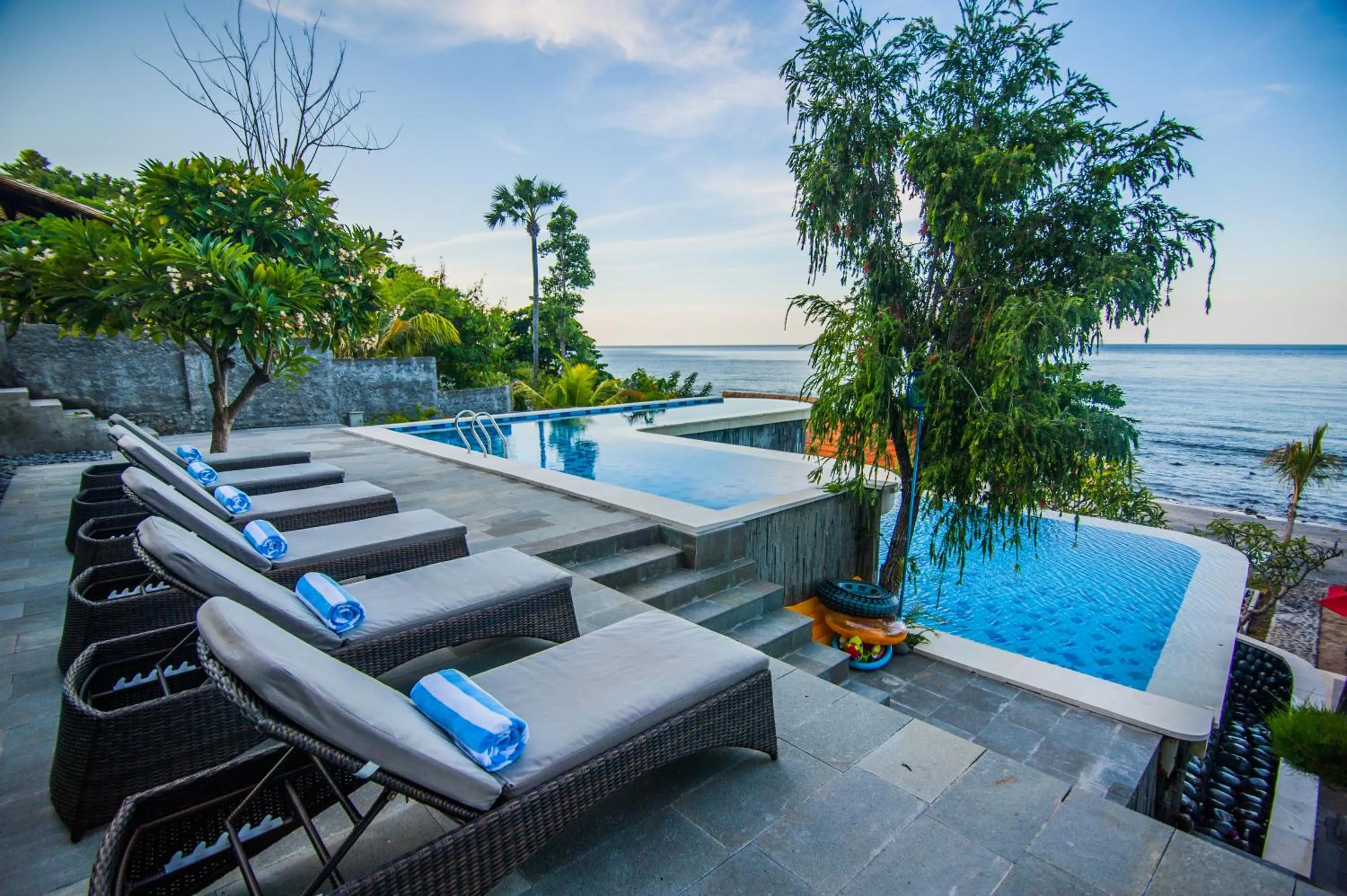 Pool view in Ibus Beach Hotel