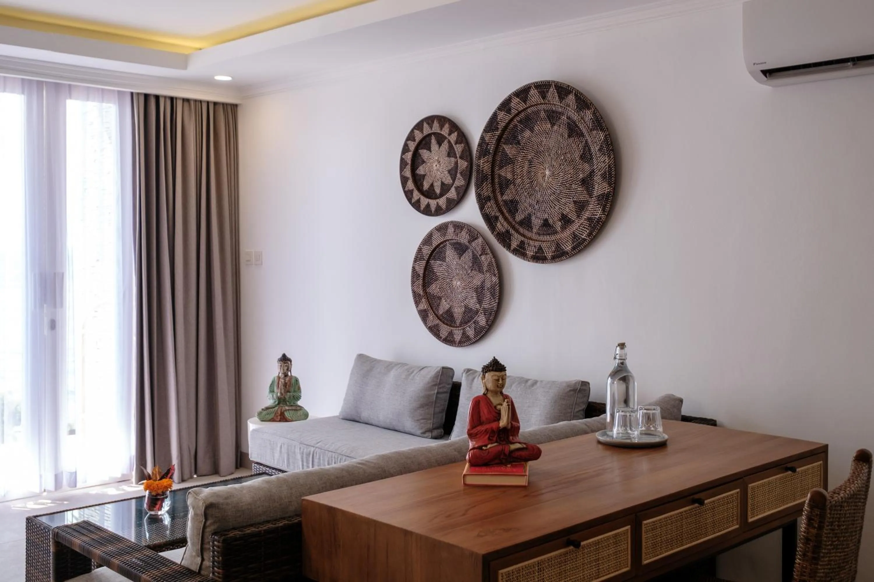 Seating area, Bed in Ibus Beach Hotel