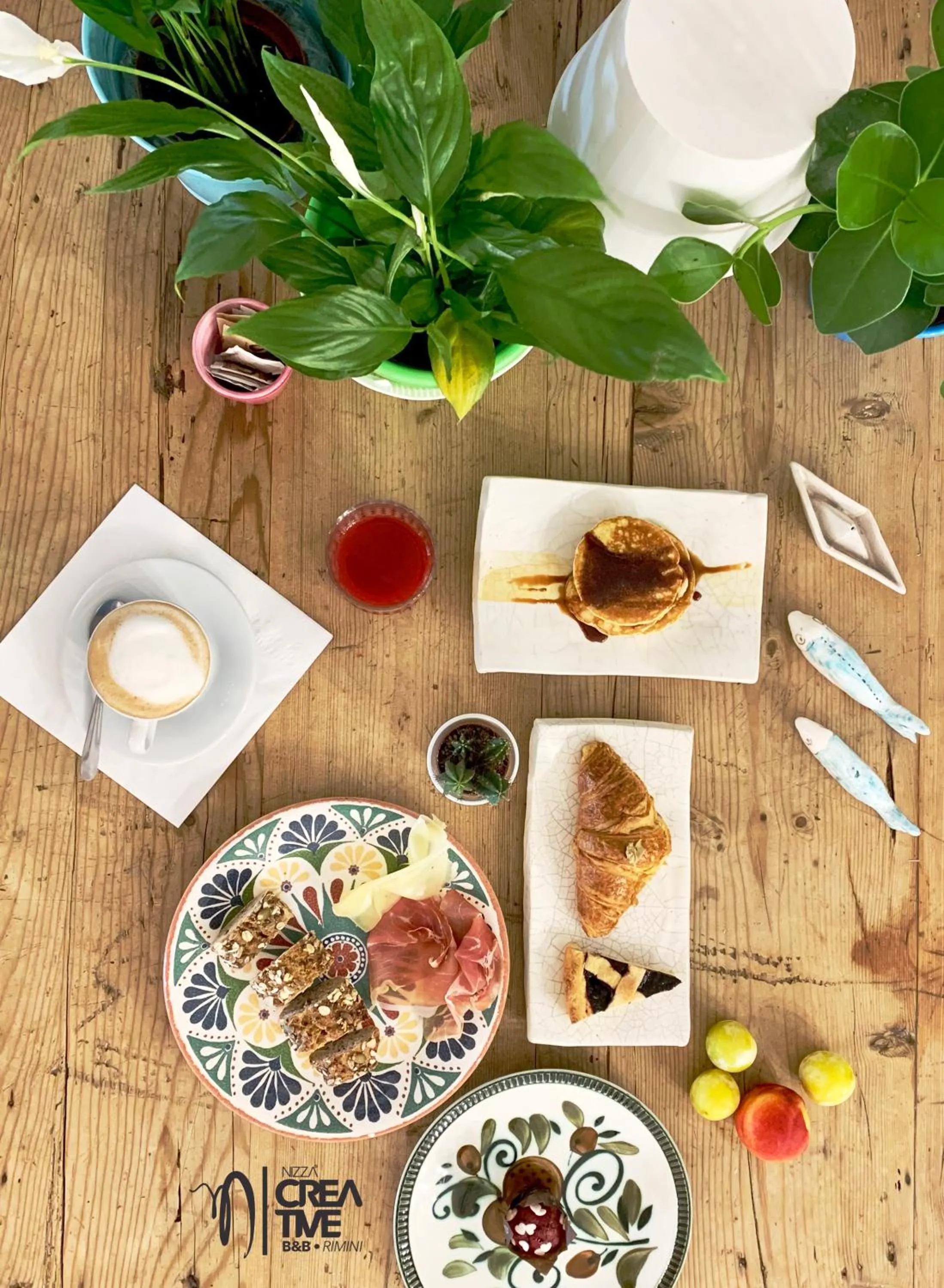 Food in Hotel Nizza Creative Hotel