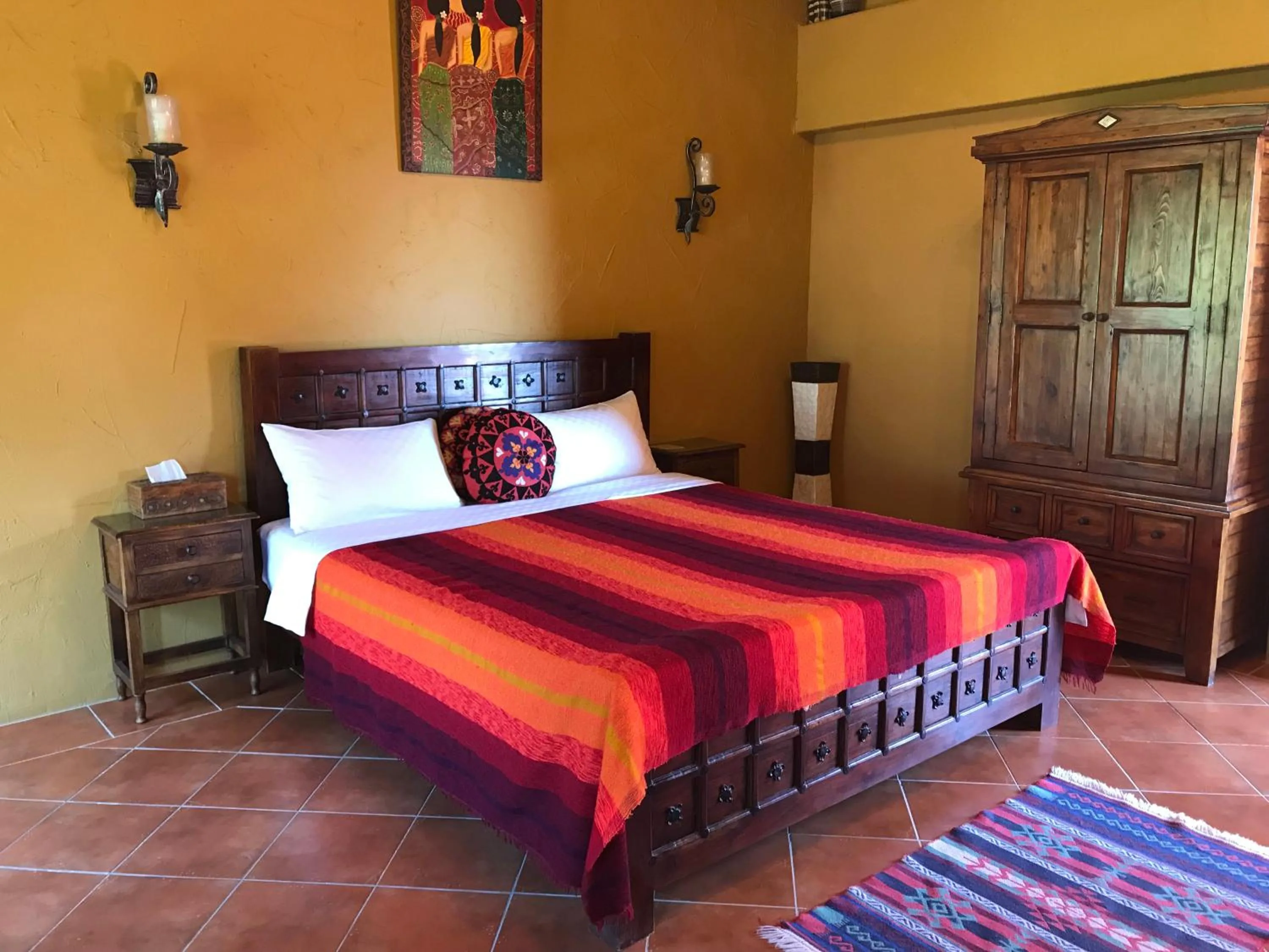 Bed in Wishingwell B&B