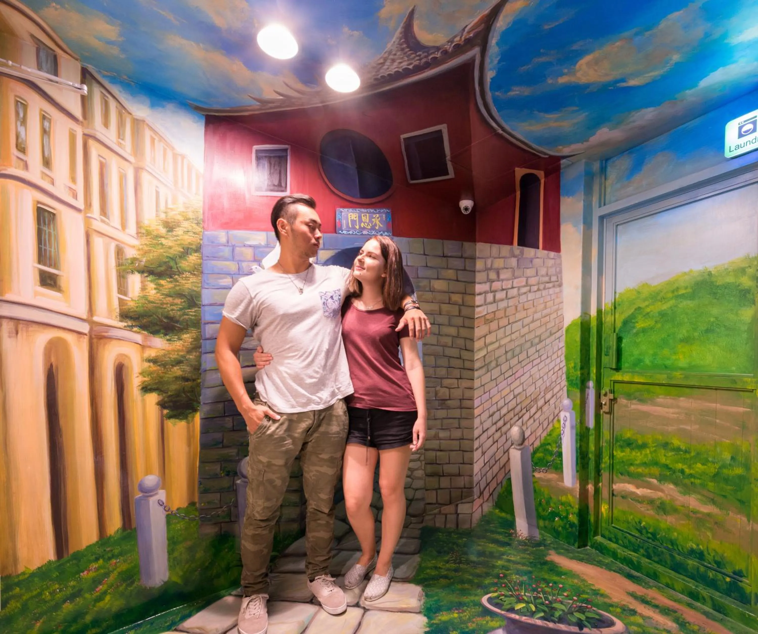 People in Beimen WOW Poshtel