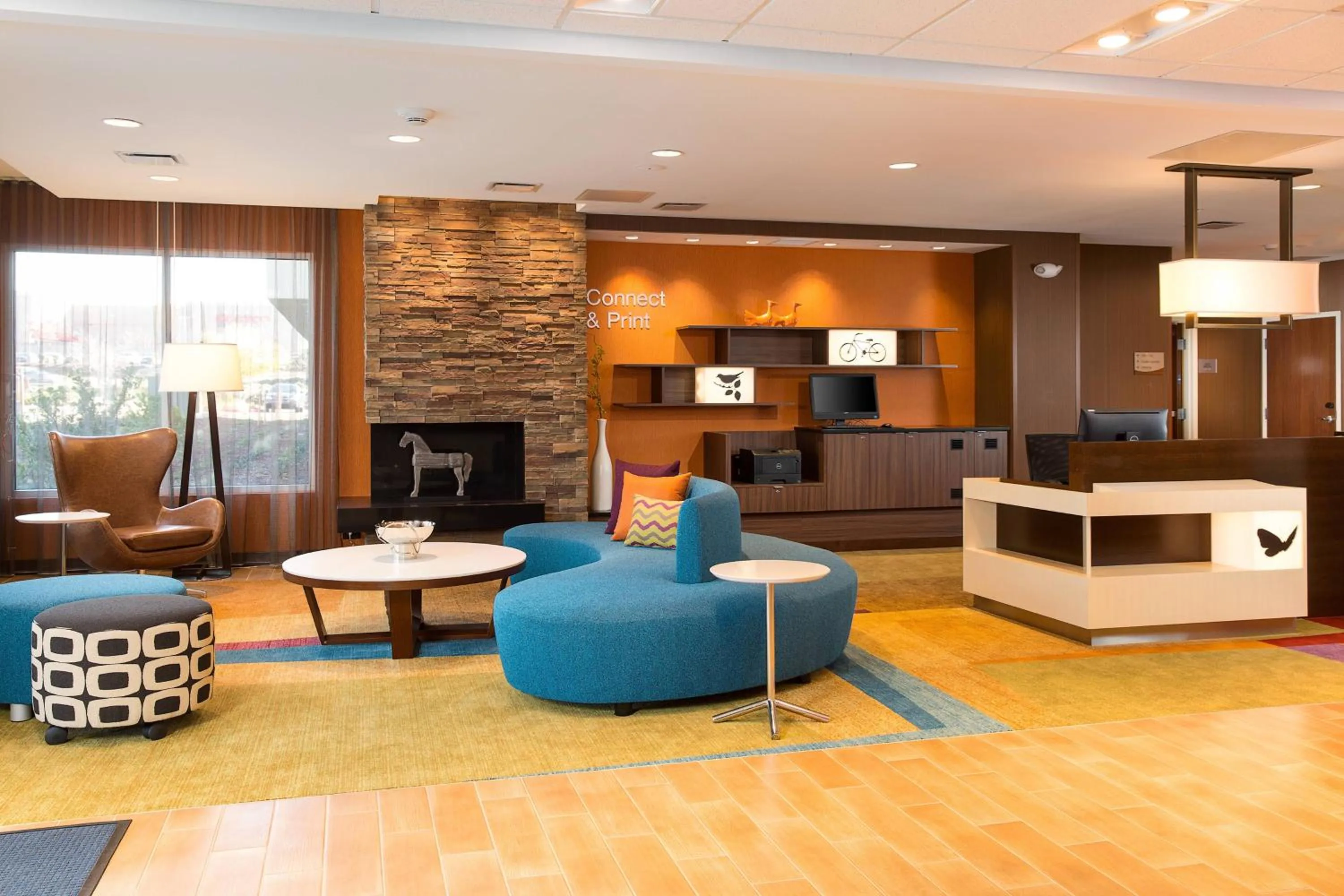 Lobby or reception in Fairfield Inn & Suites by Marriott Sacramento Folsom