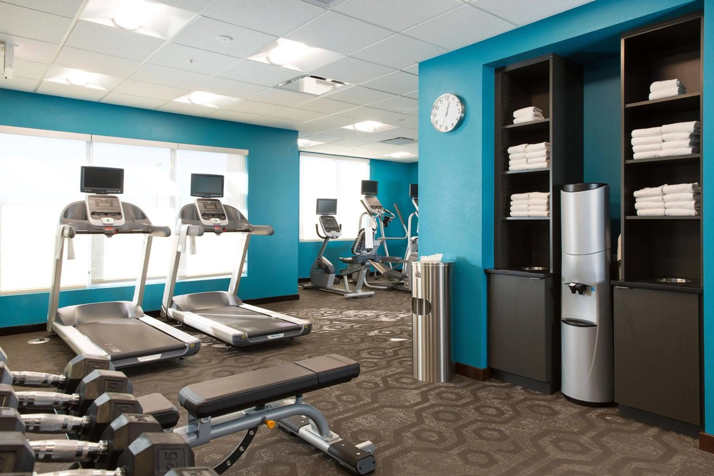 Fitness centre/facilities in Fairfield Inn & Suites by Marriott Sacramento Folsom
