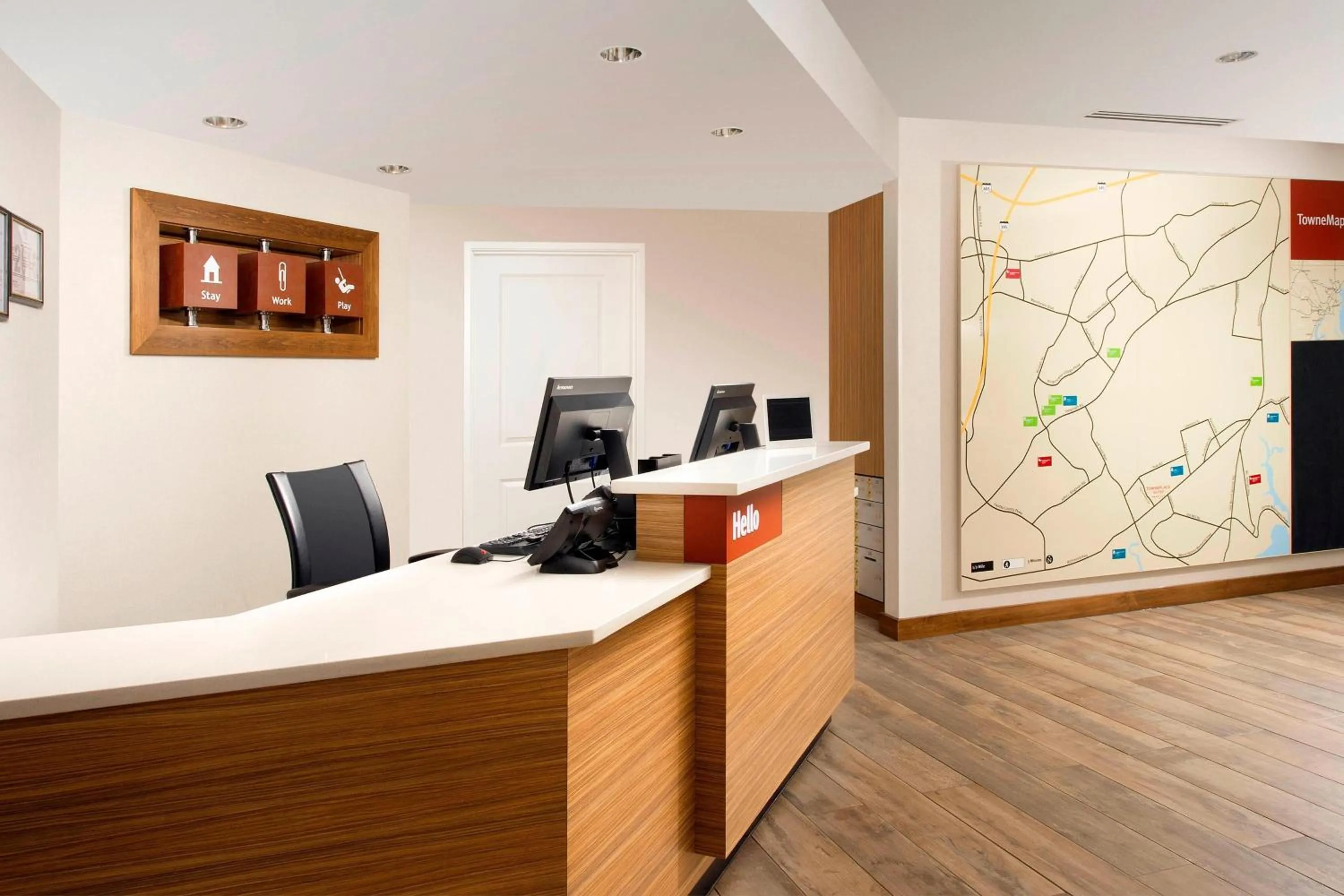 Lobby or reception in TownePlace Suites by Marriott Alexandria Fort Belvoir
