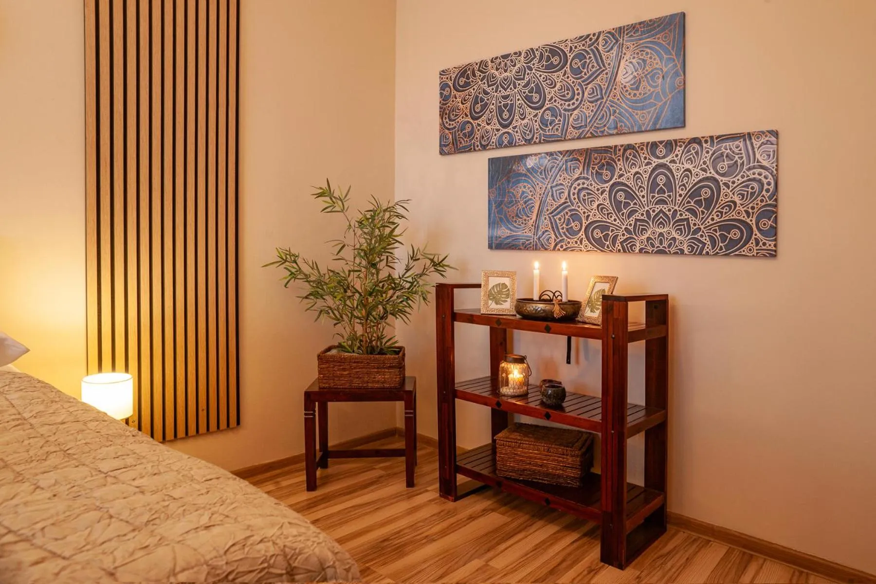 Bed in STING Boutique Apartments