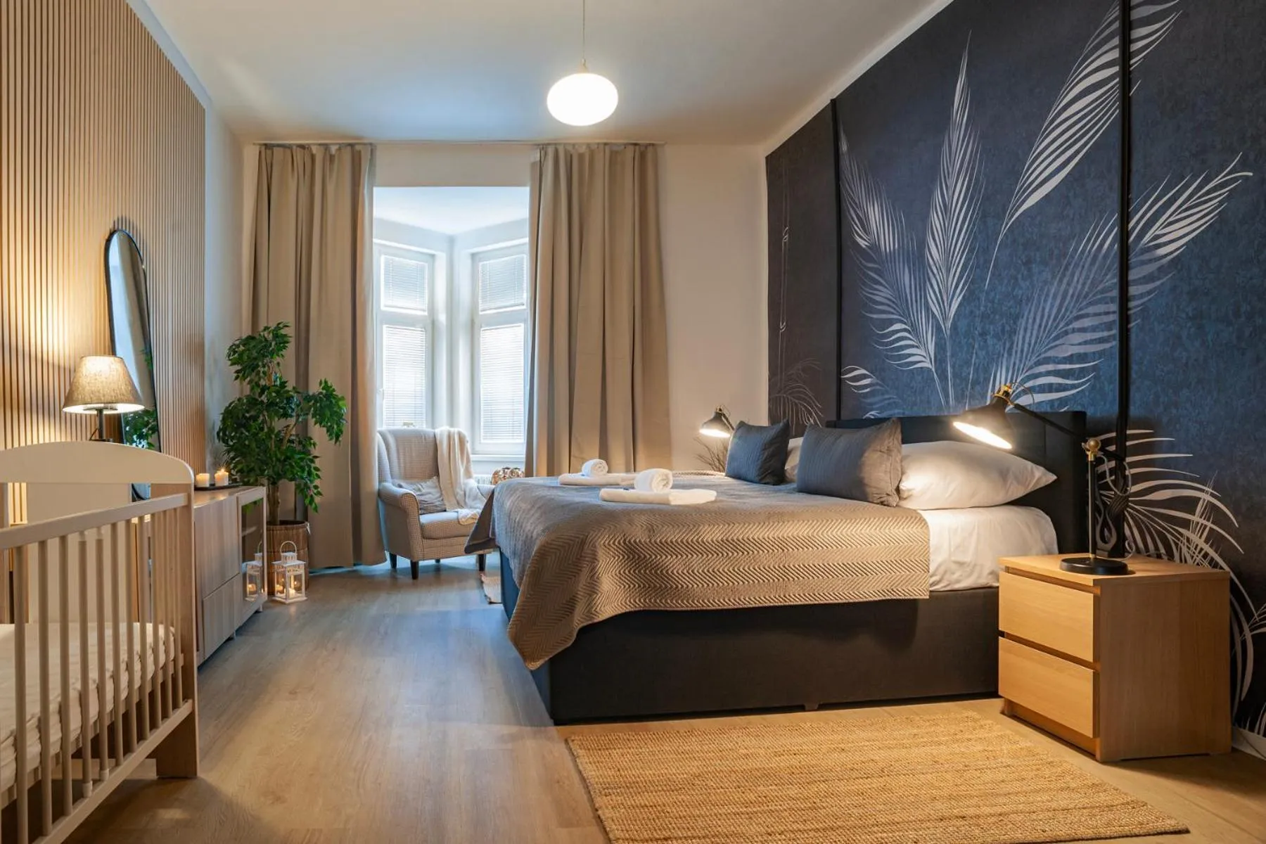 Bed in STING Boutique Apartments