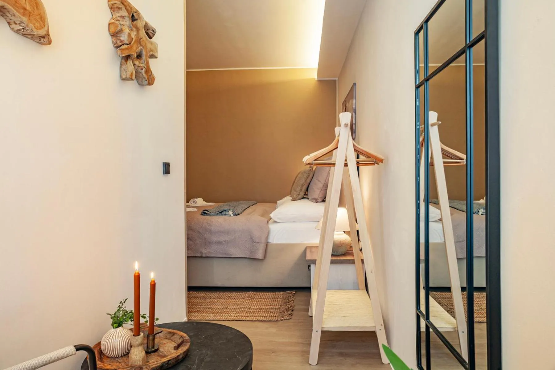 Bed in STING Boutique Apartments