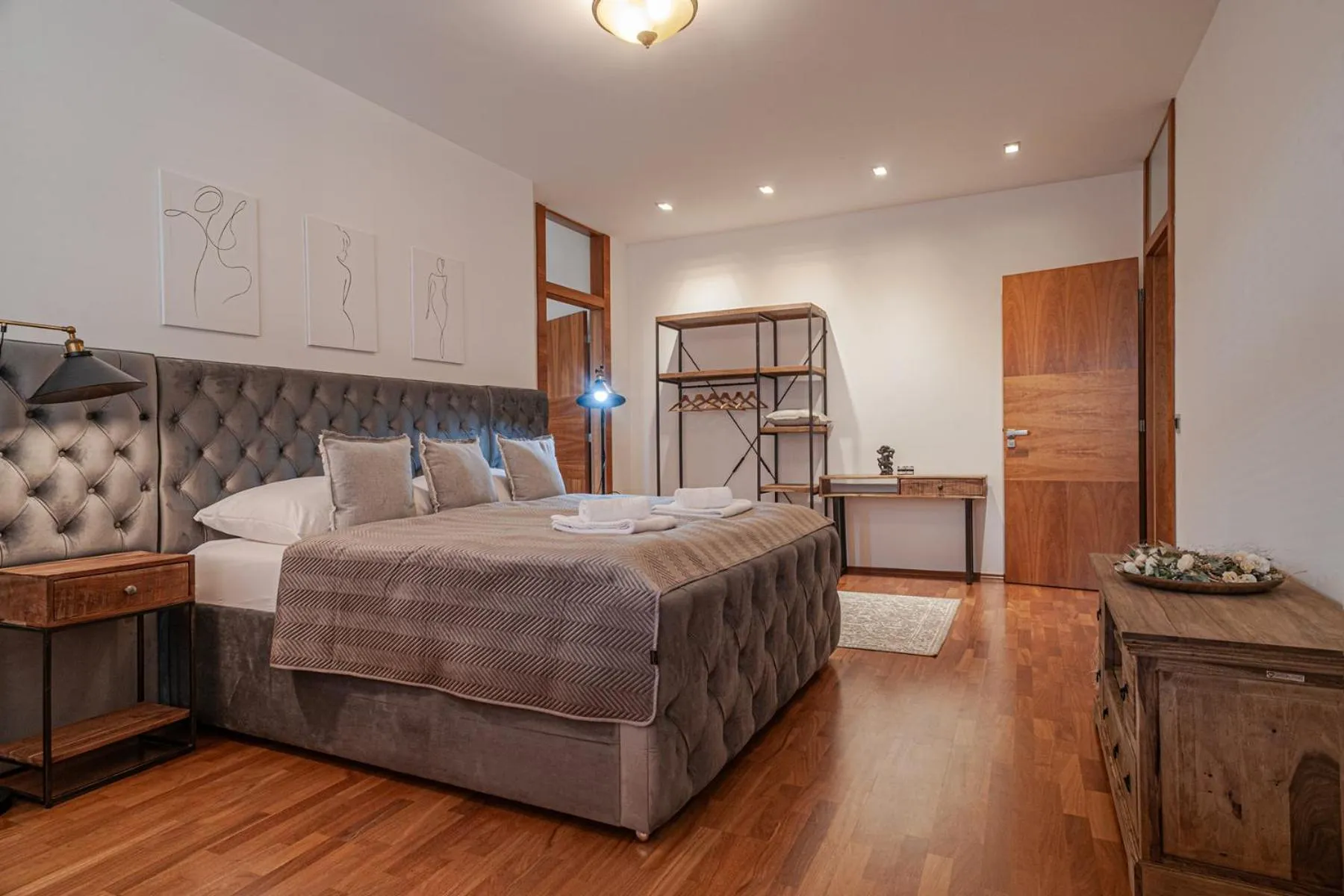 Bed in STING Boutique Apartments
