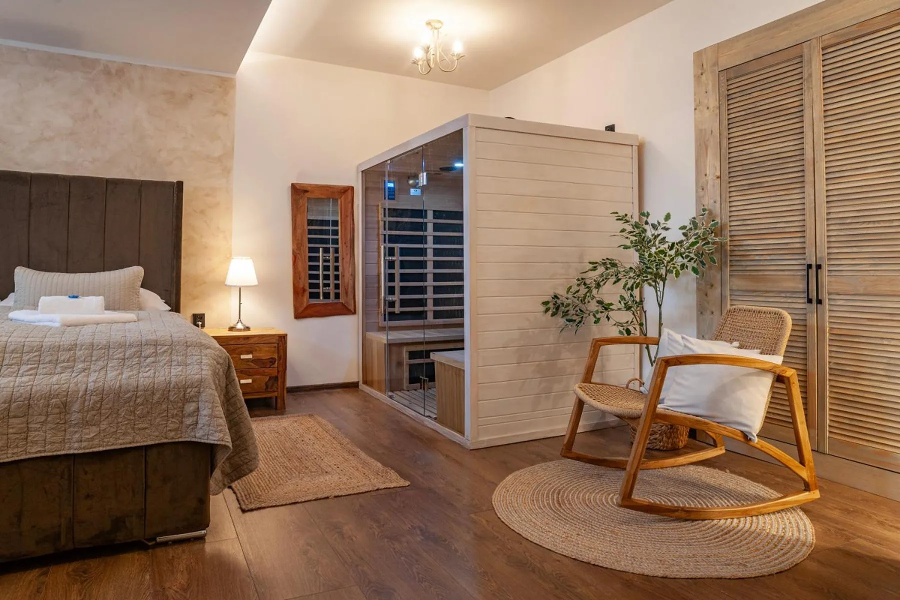 Bed in STING Boutique Apartments