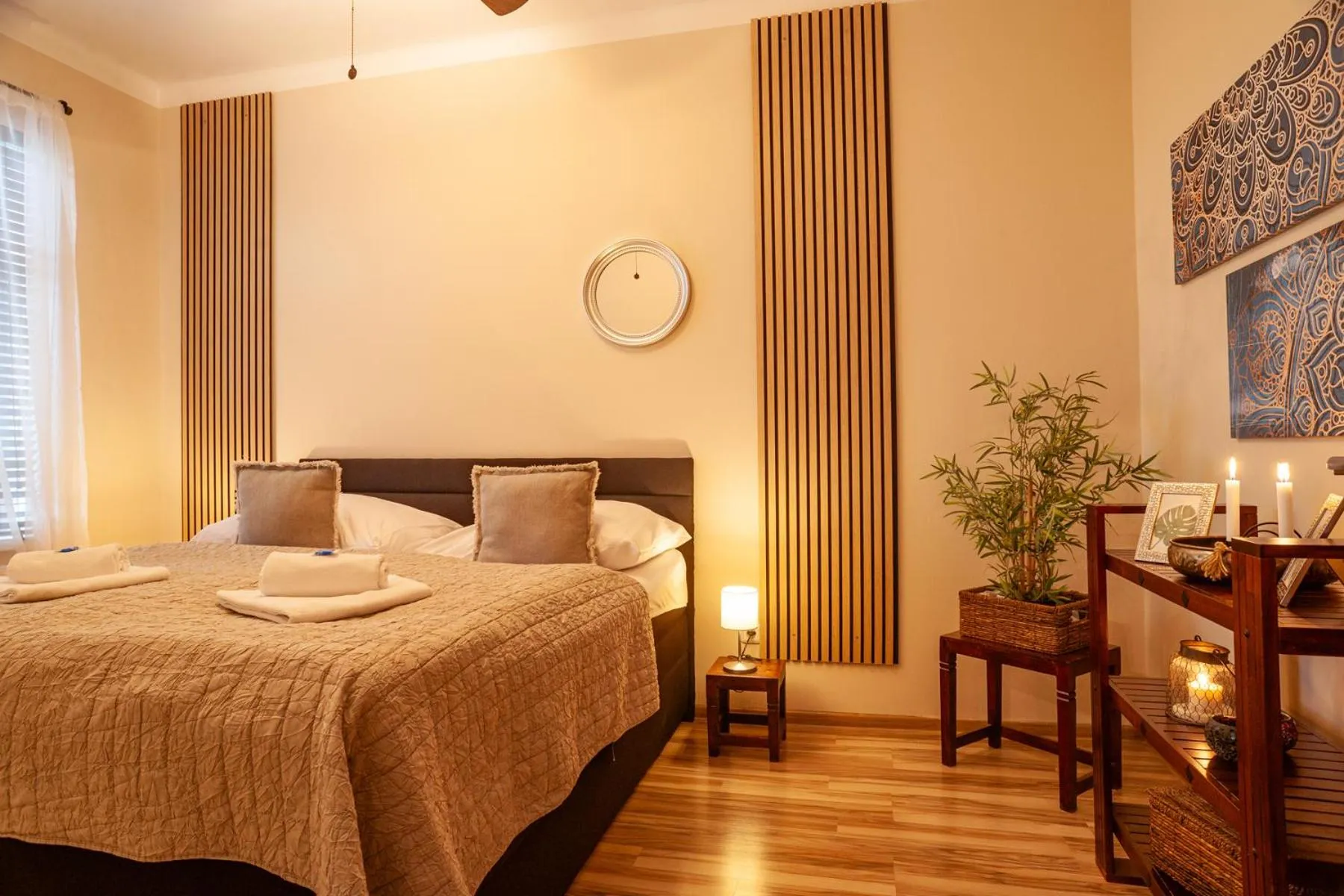 Bed in STING Boutique Apartments