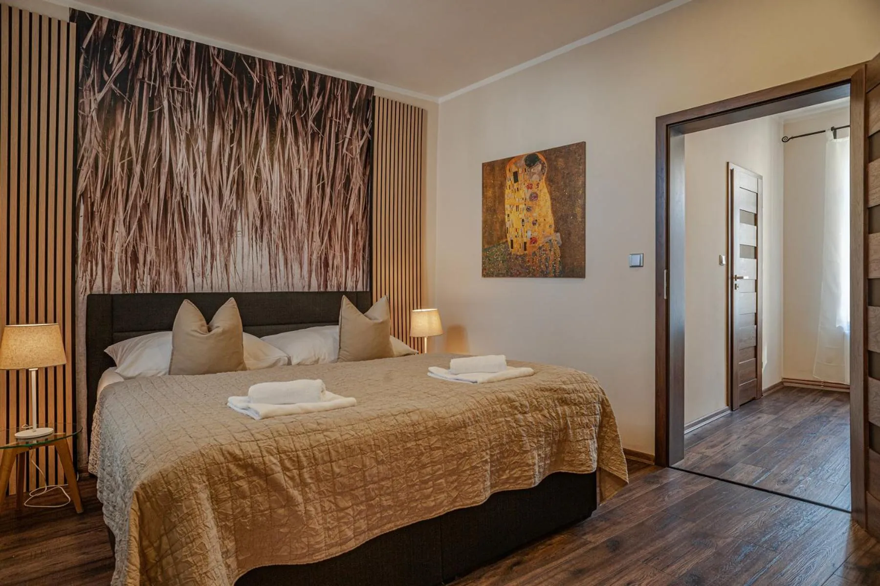 Bed in STING Boutique Apartments