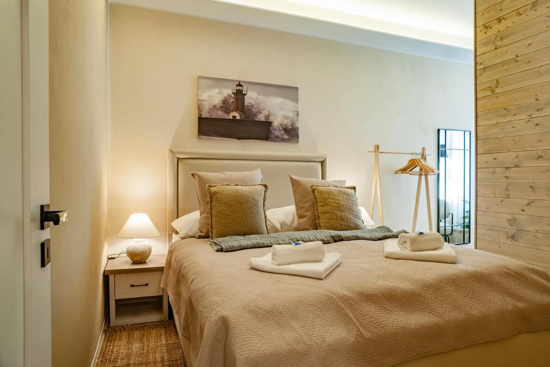 Bed in STING Boutique Apartments