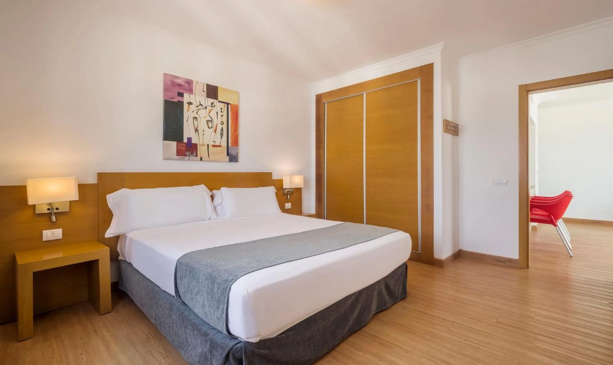 Bedroom, Bed in ILUNION Costa Sal Lanzarote