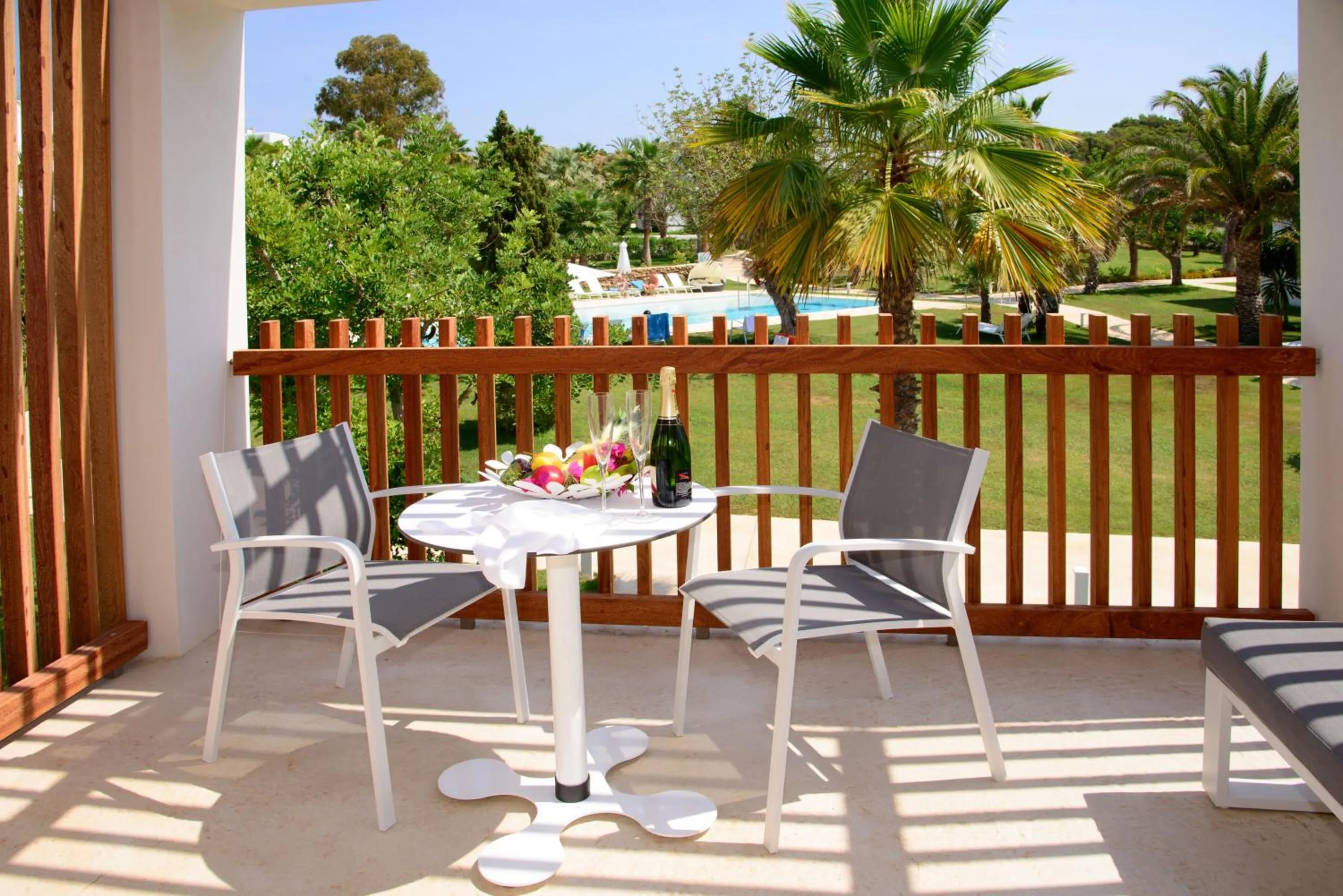 Balcony/Terrace in Cala Llenya Resort Ibiza