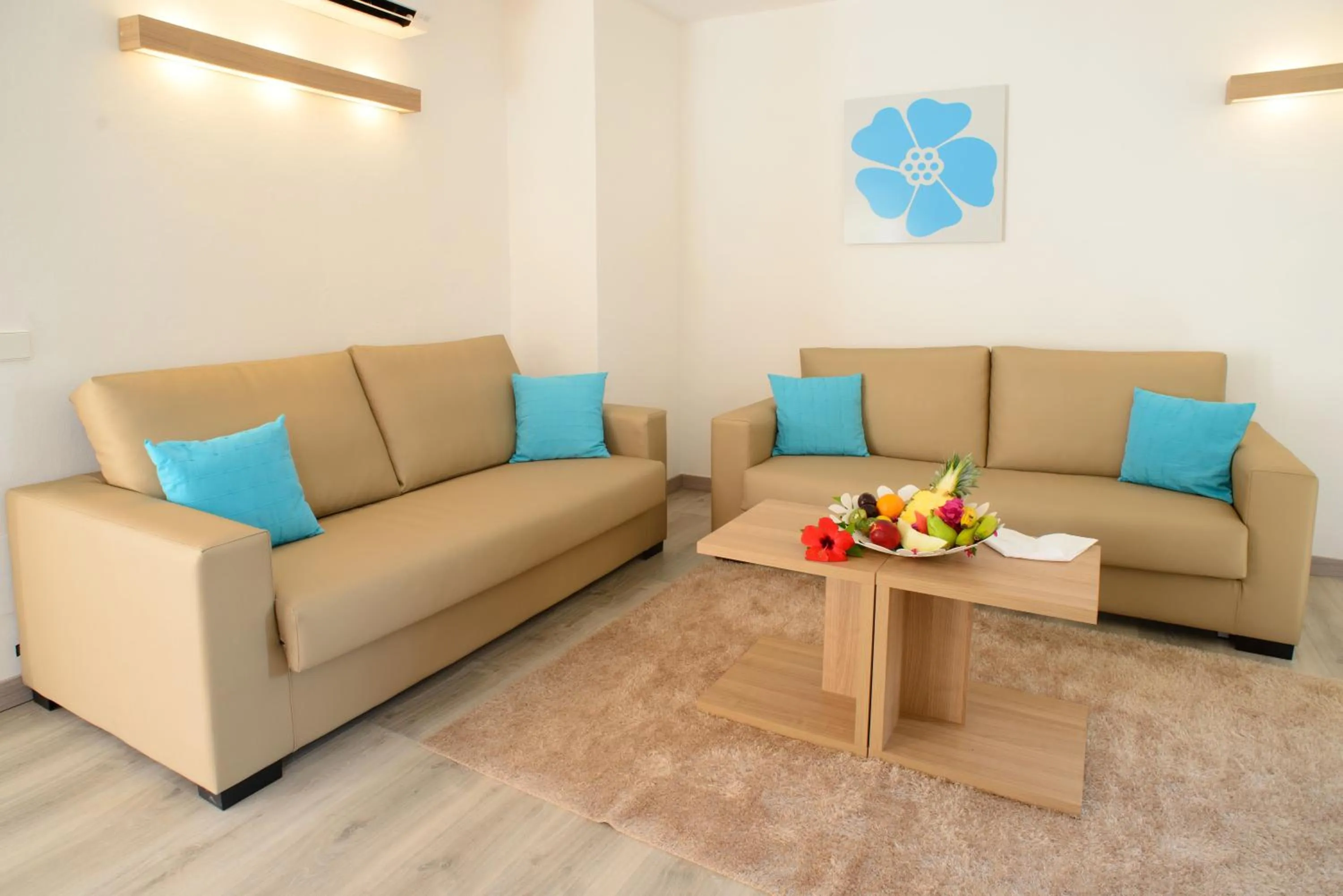 Seating area in Cala Llenya Resort Ibiza