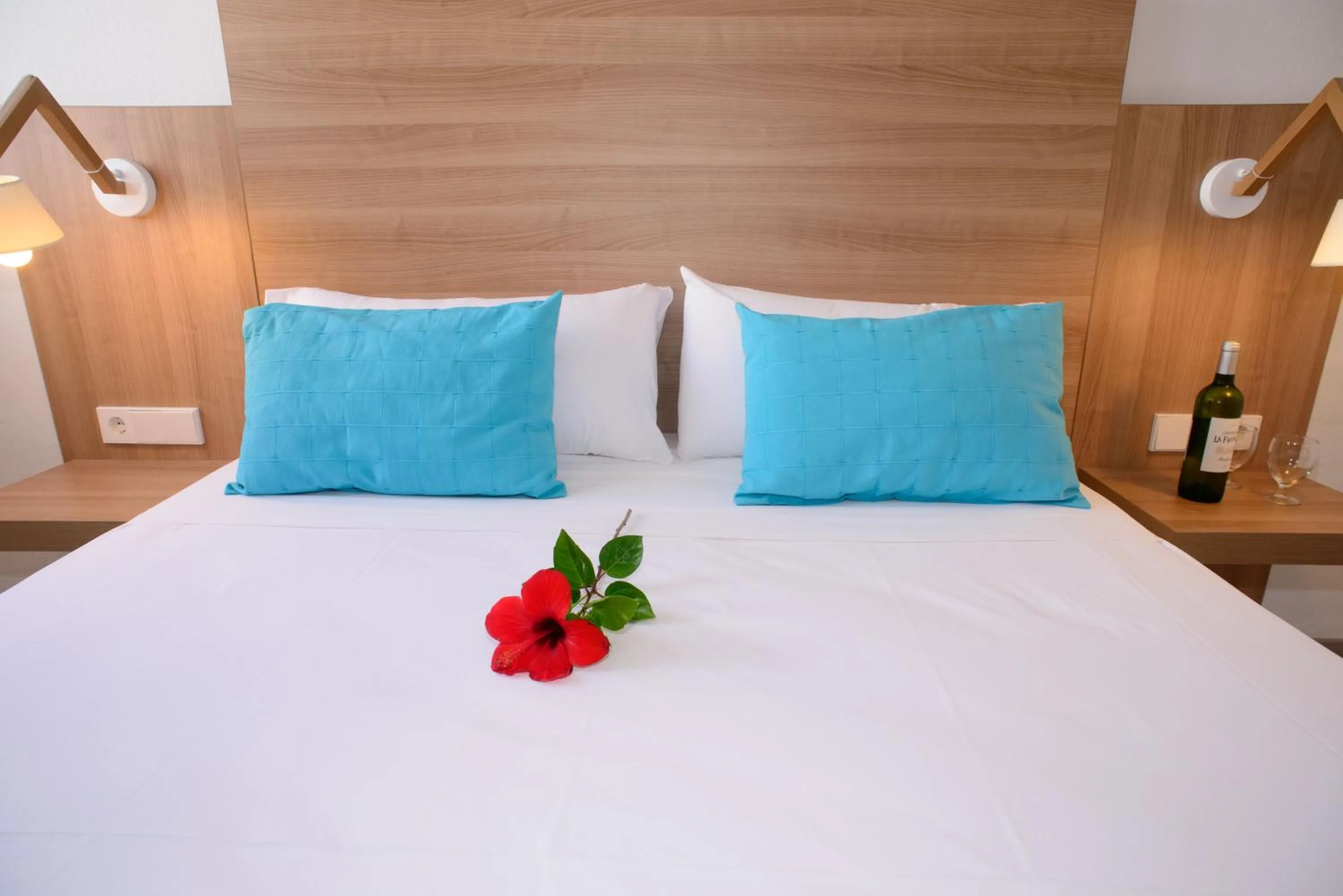 Bed in Cala Llenya Resort Ibiza