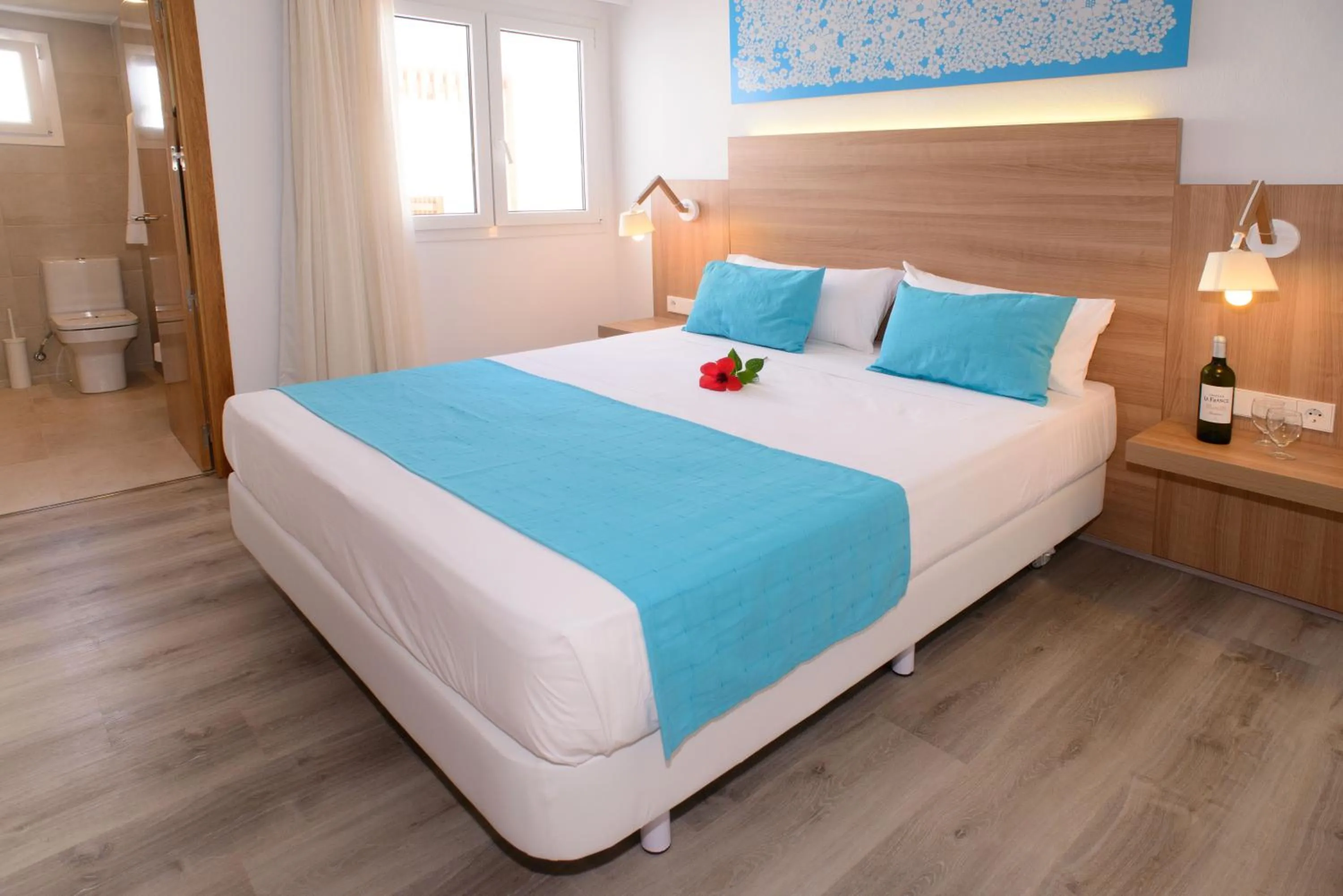 Bed in Cala Llenya Resort Ibiza