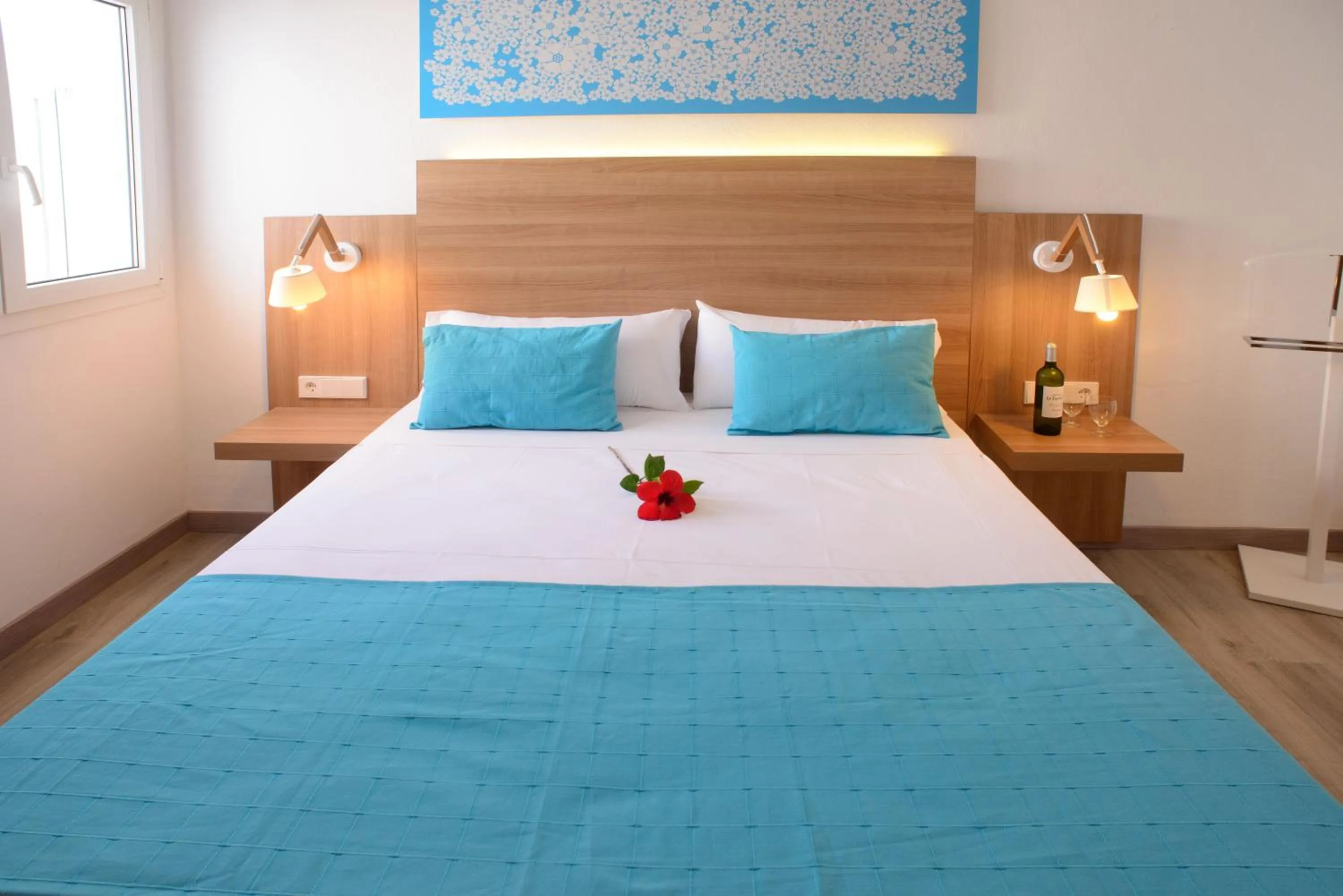Photo of the whole room, Bed in Cala Llenya Resort Ibiza