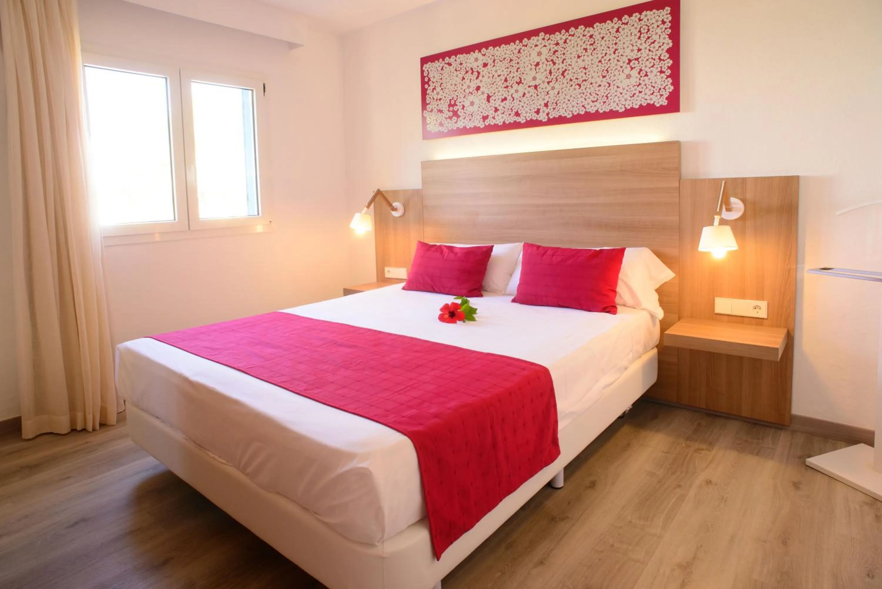 Photo of the whole room, Bed in Cala Llenya Resort Ibiza