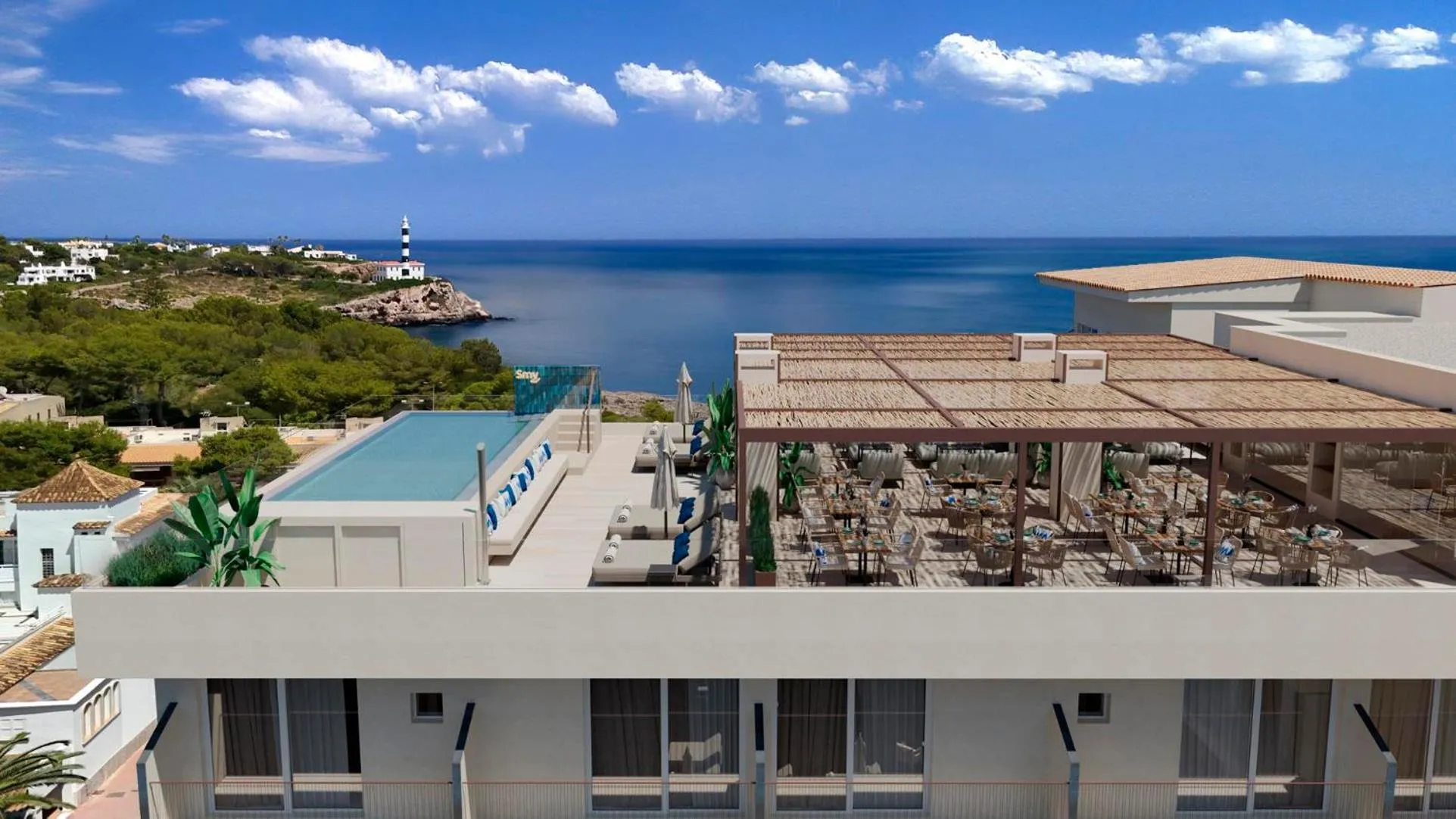 Swimming pool in Smy Portocolom