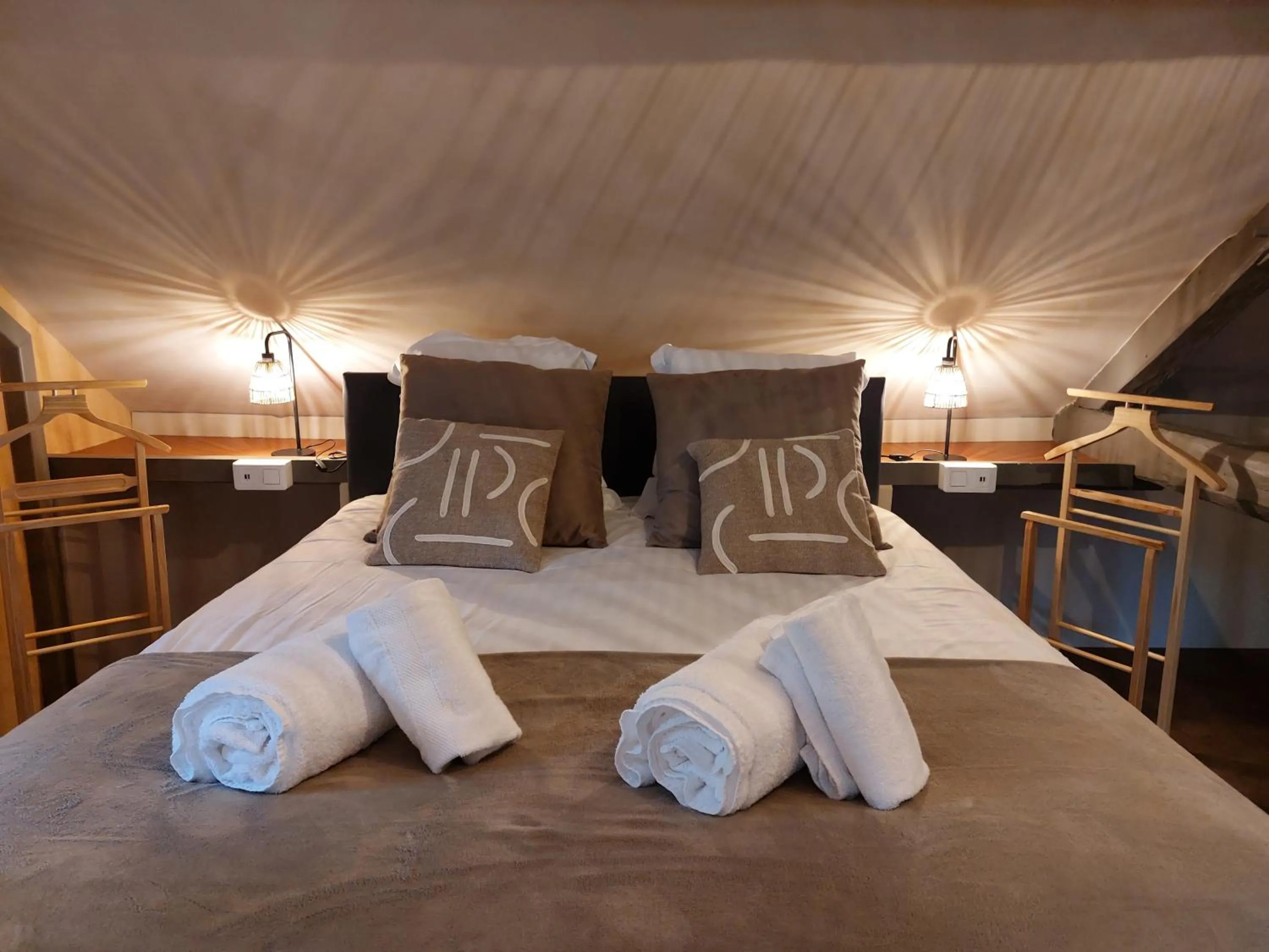 Bedroom, Bed in Le Moulin du Porteil