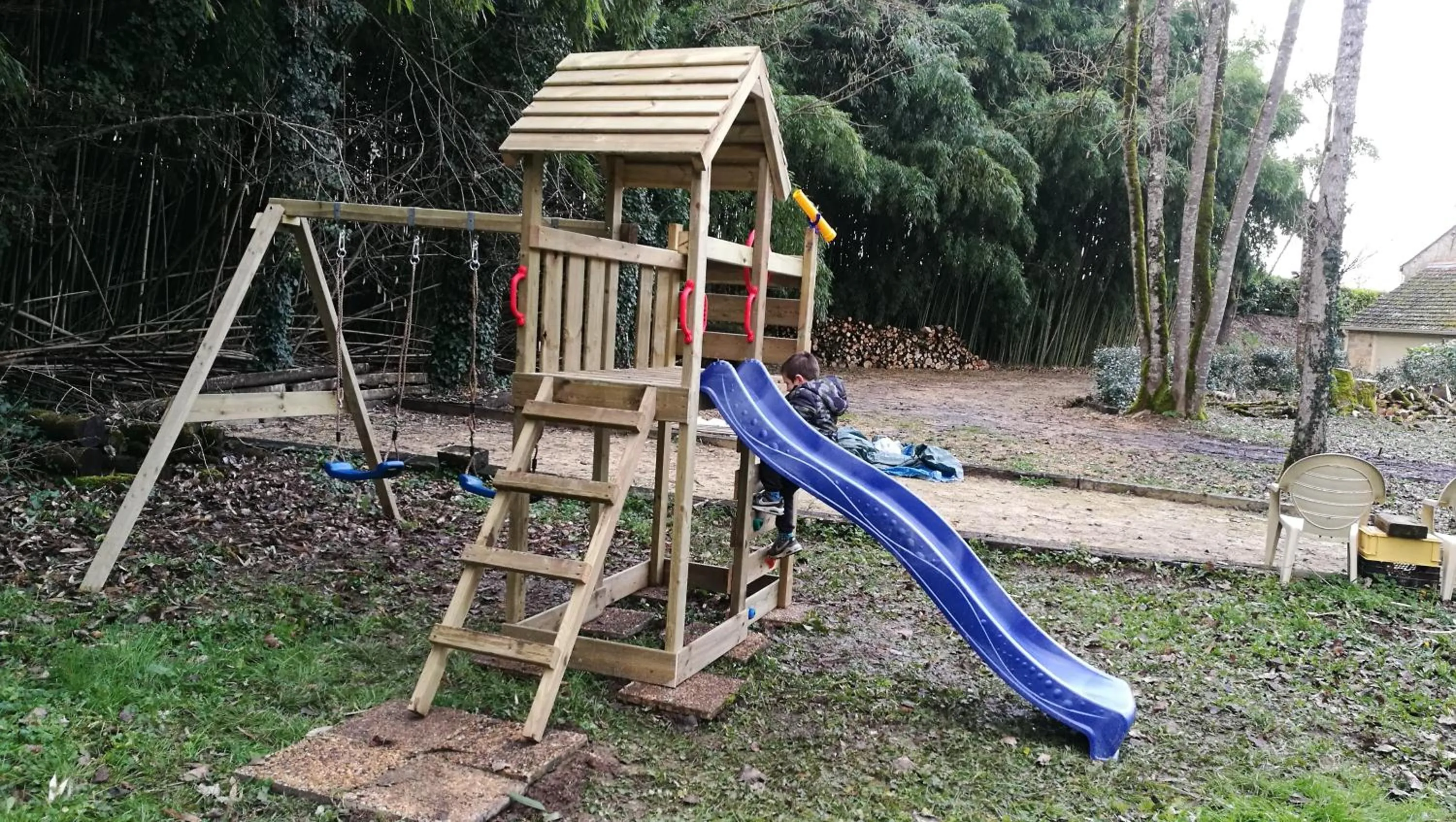 Children play ground in Le Moulin du Porteil