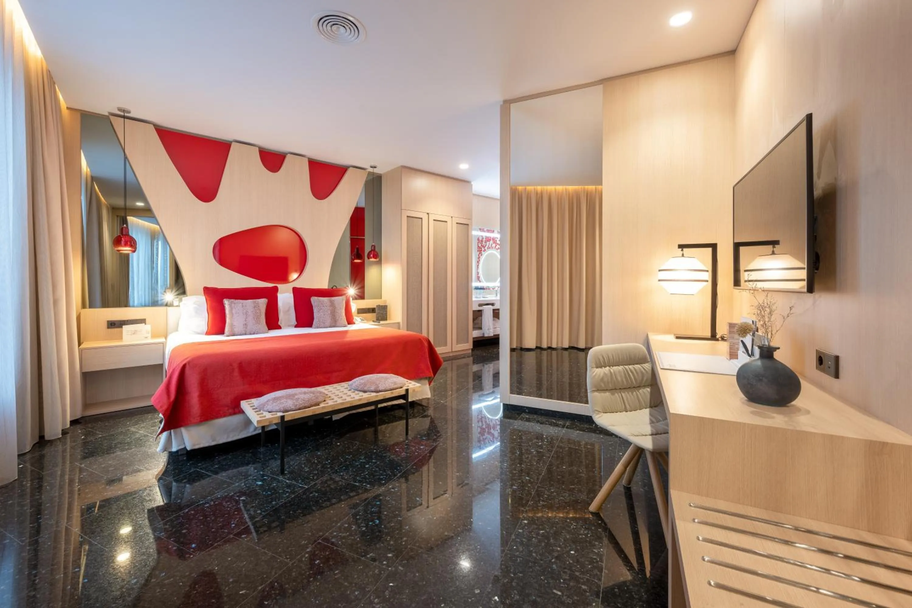 Bedroom, Bed in Hotel Porta Fira 4* Sup