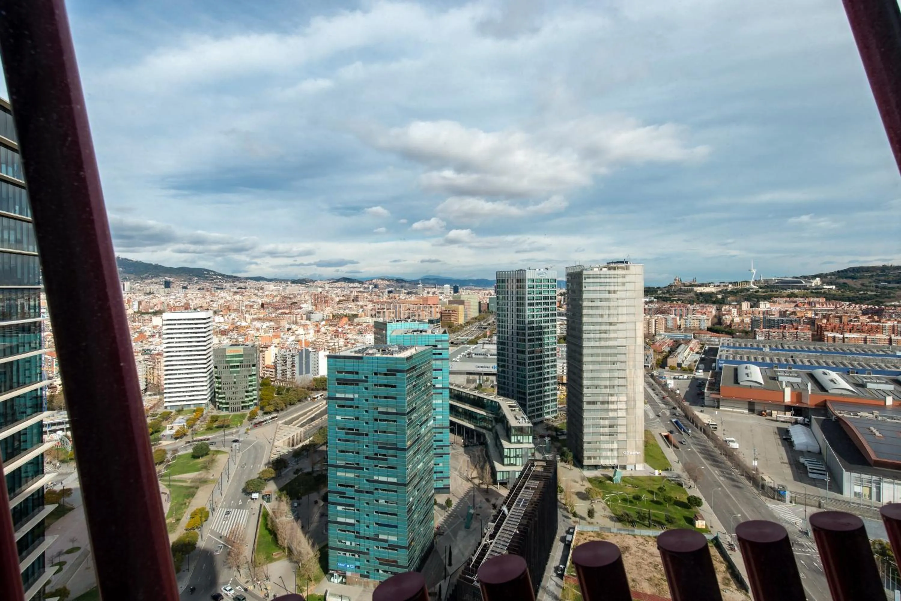 View (from property/room) in Hotel Porta Fira 4* Sup