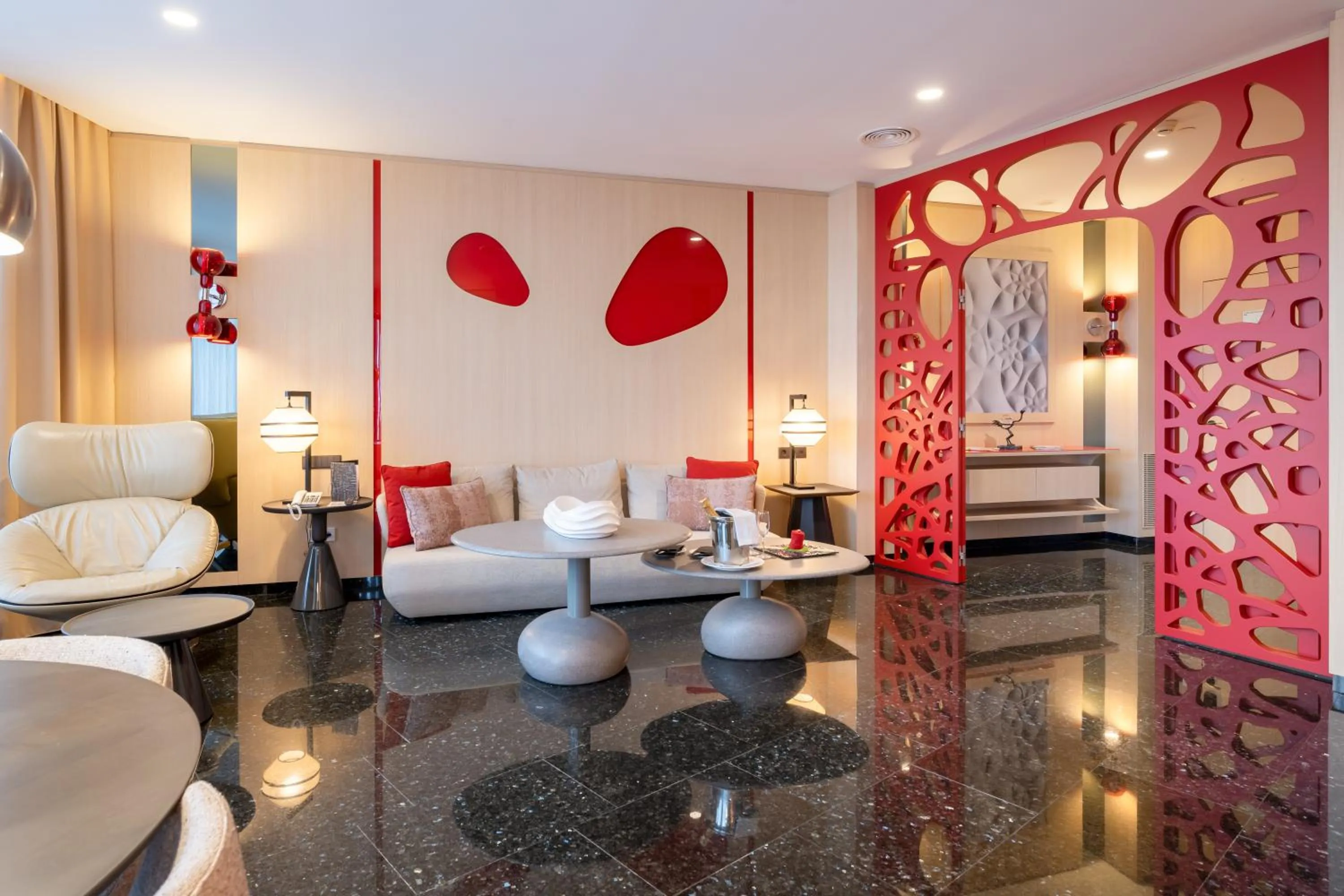 Living room in Hotel Porta Fira 4* Sup