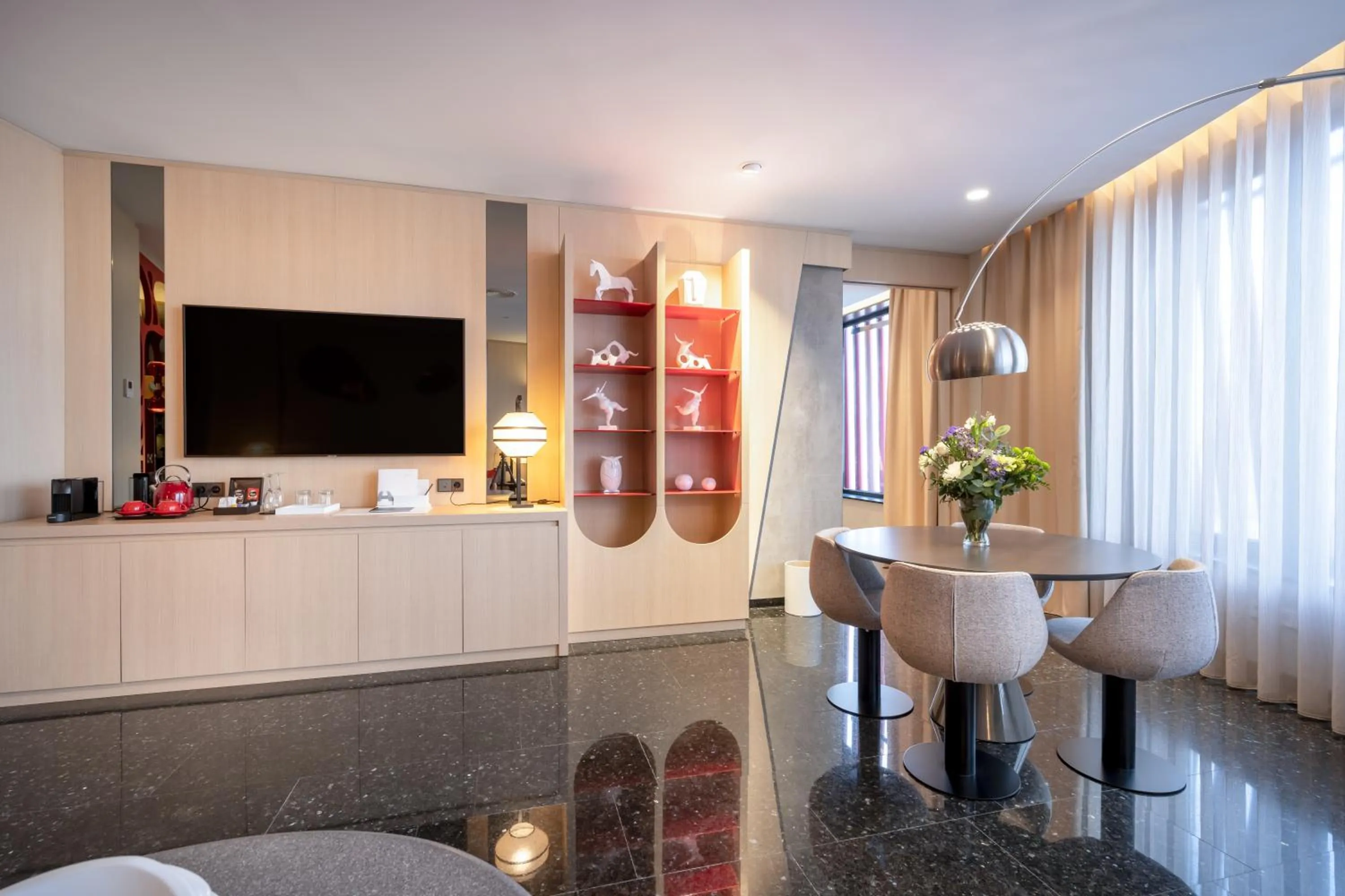 Living room in Hotel Porta Fira 4* Sup