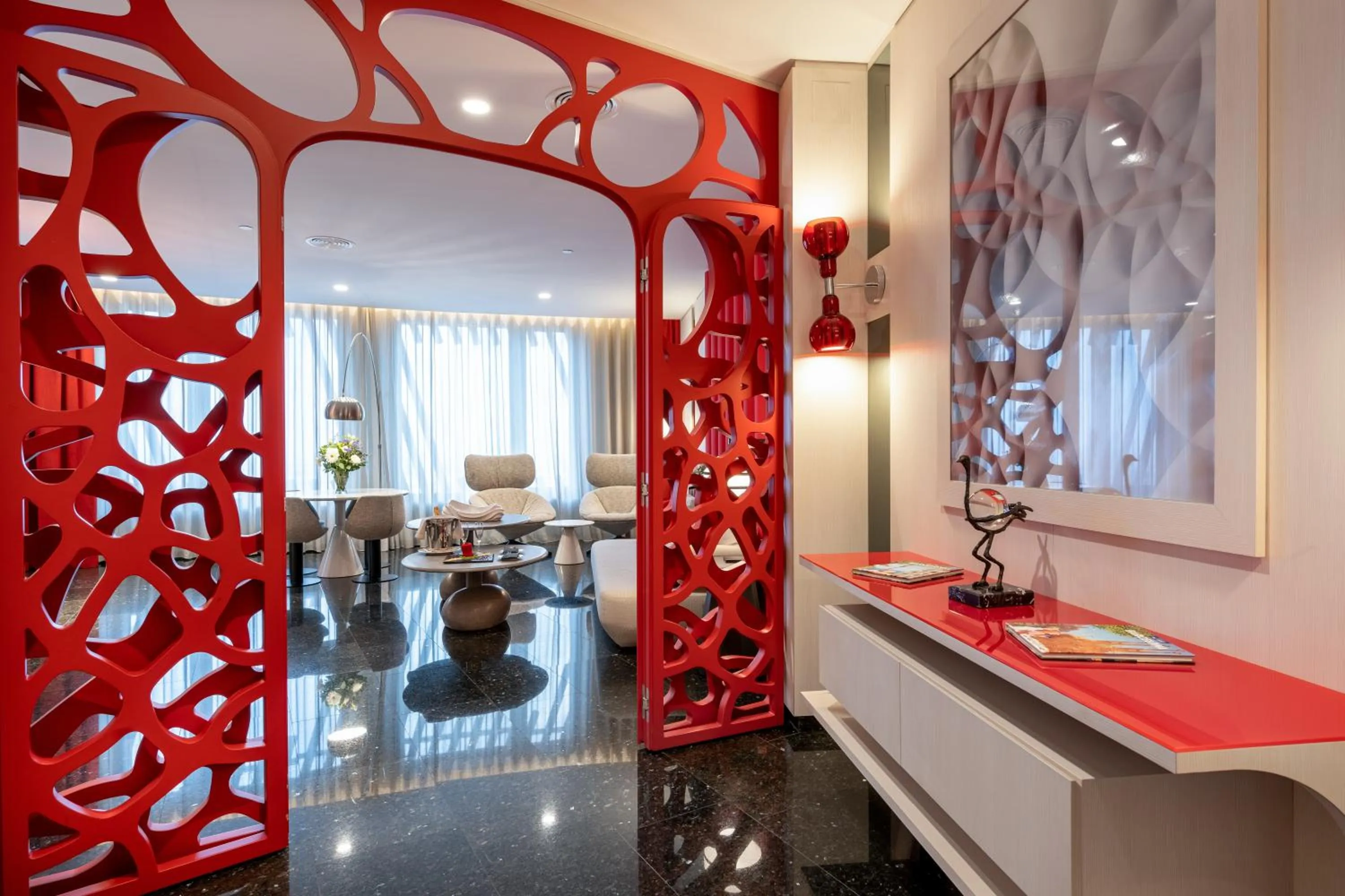 Living room in Hotel Porta Fira 4* Sup