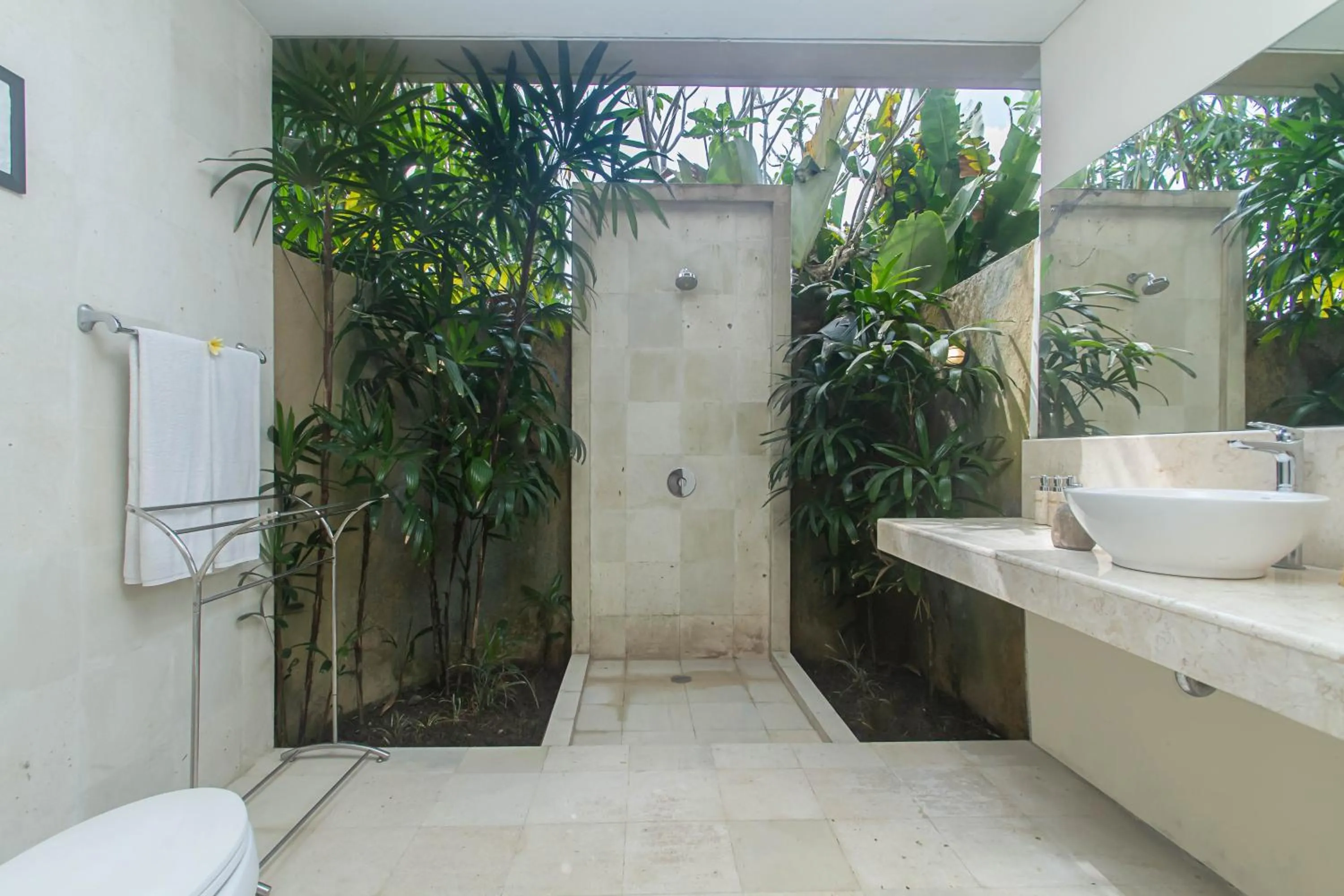 Shower in Kabinawa Ubud Villas by GenuineHost