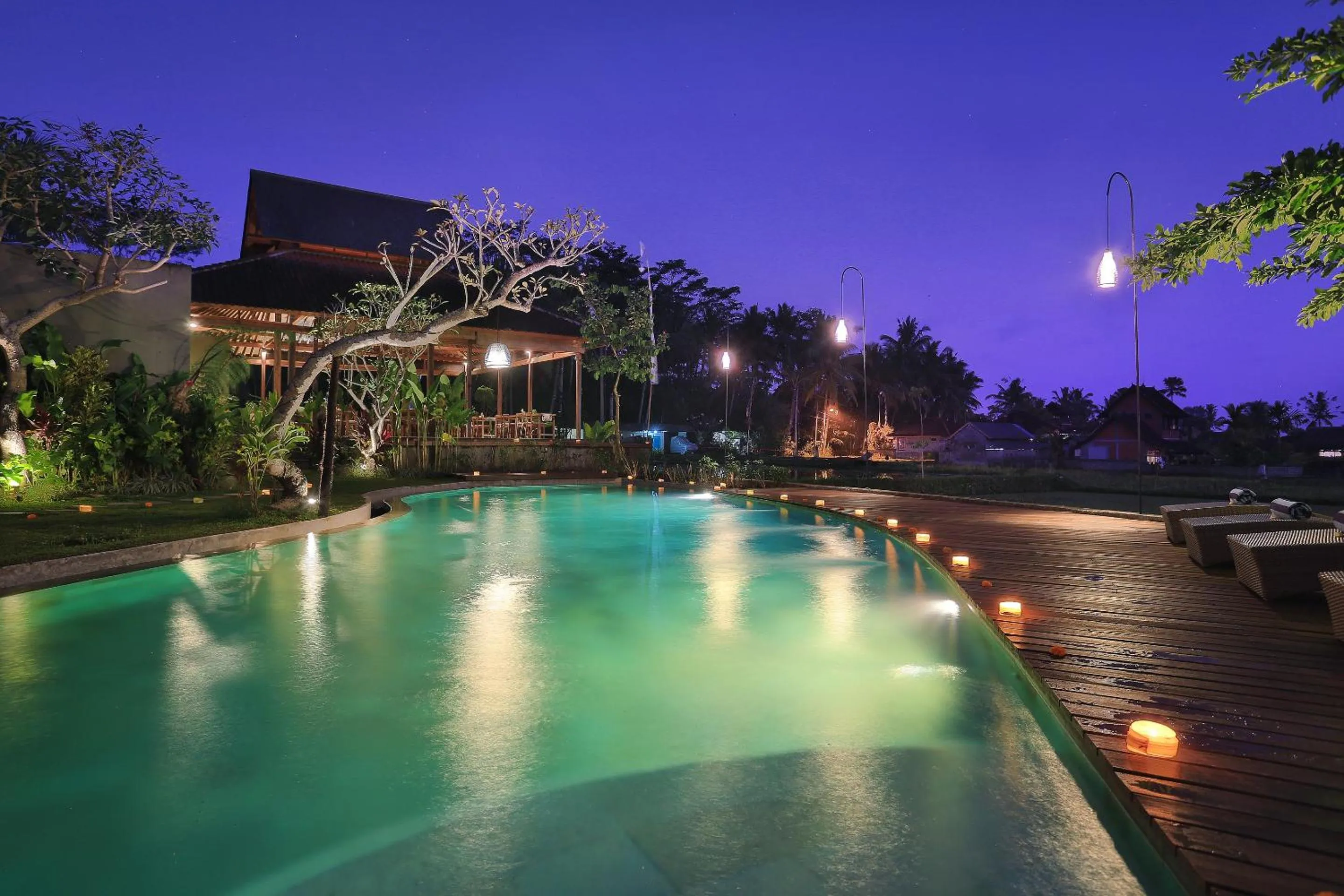 Pool view in Kabinawa Ubud Villas by GenuineHost