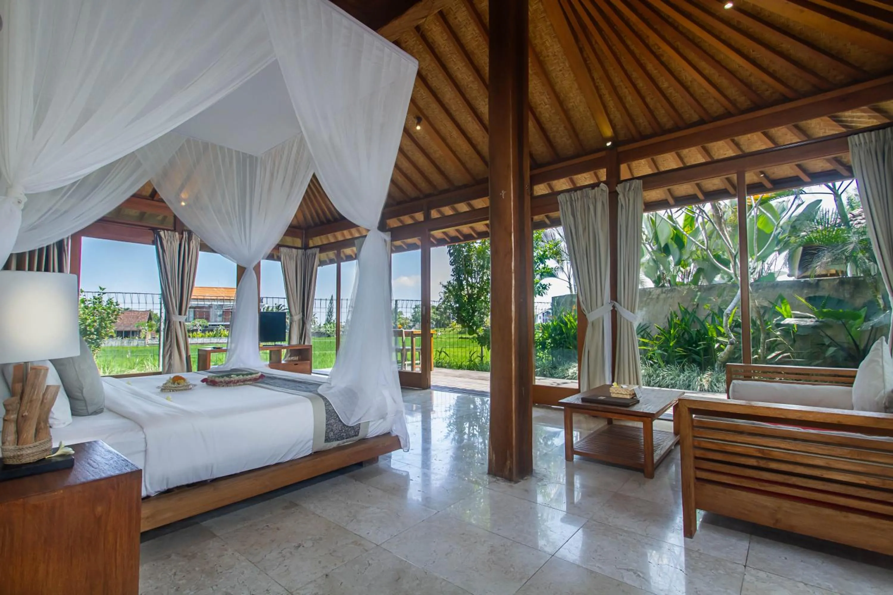 Bed in Kabinawa Ubud Villas by GenuineHost