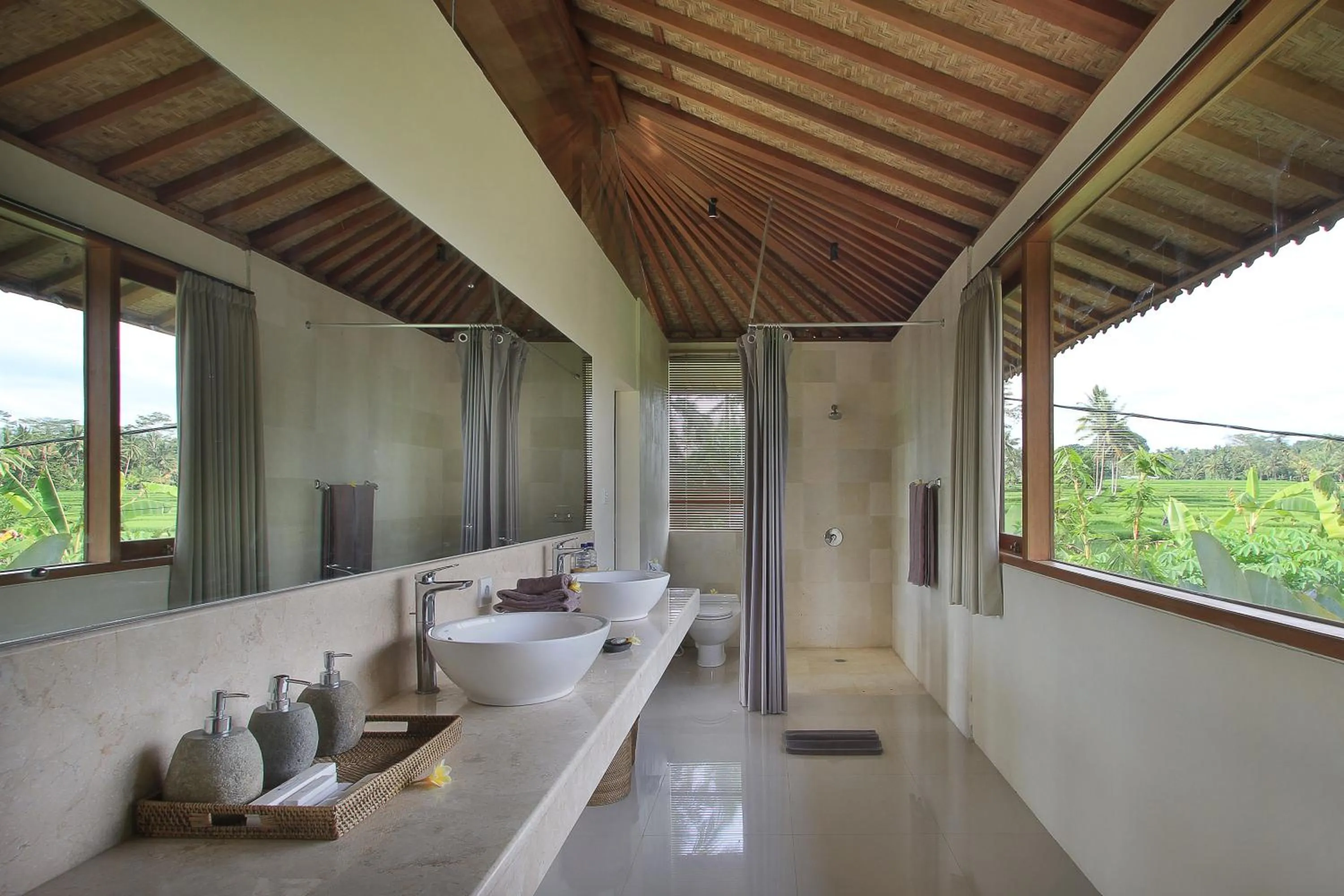 Bathroom in Kabinawa Ubud Villas by GenuineHost