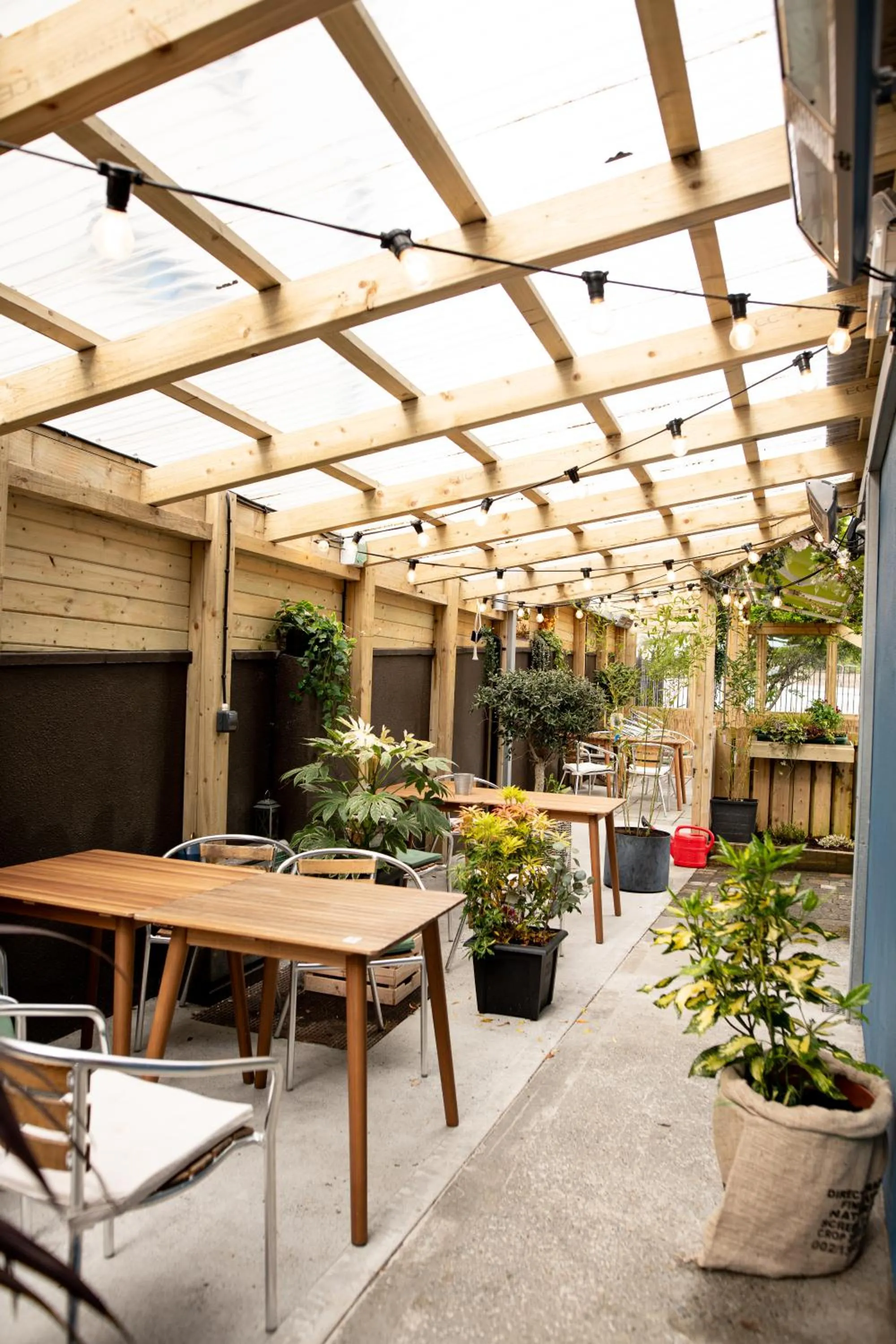 Patio in The Nest Boutique Hostel