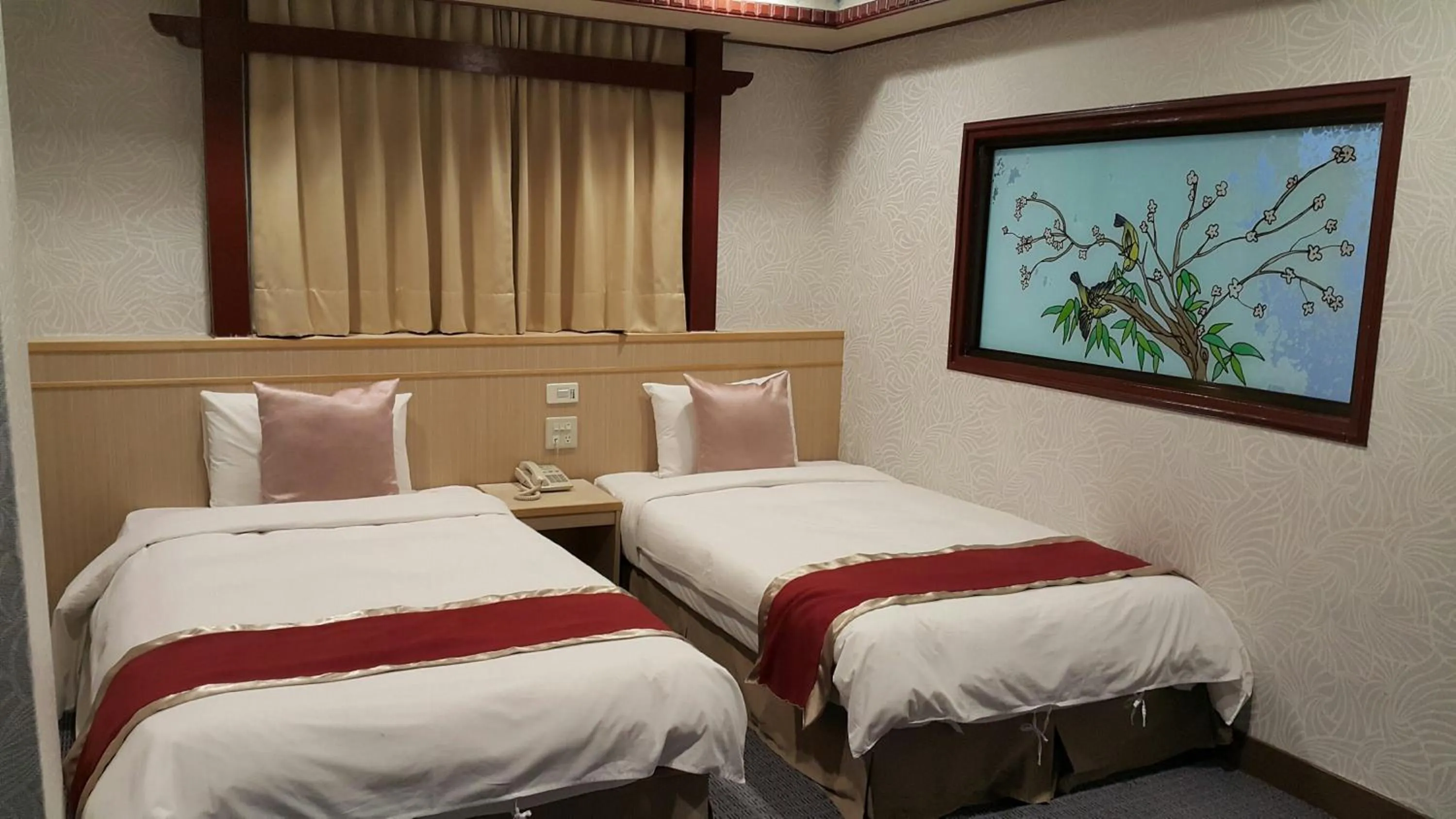 Bed in Mei Hua Hotel