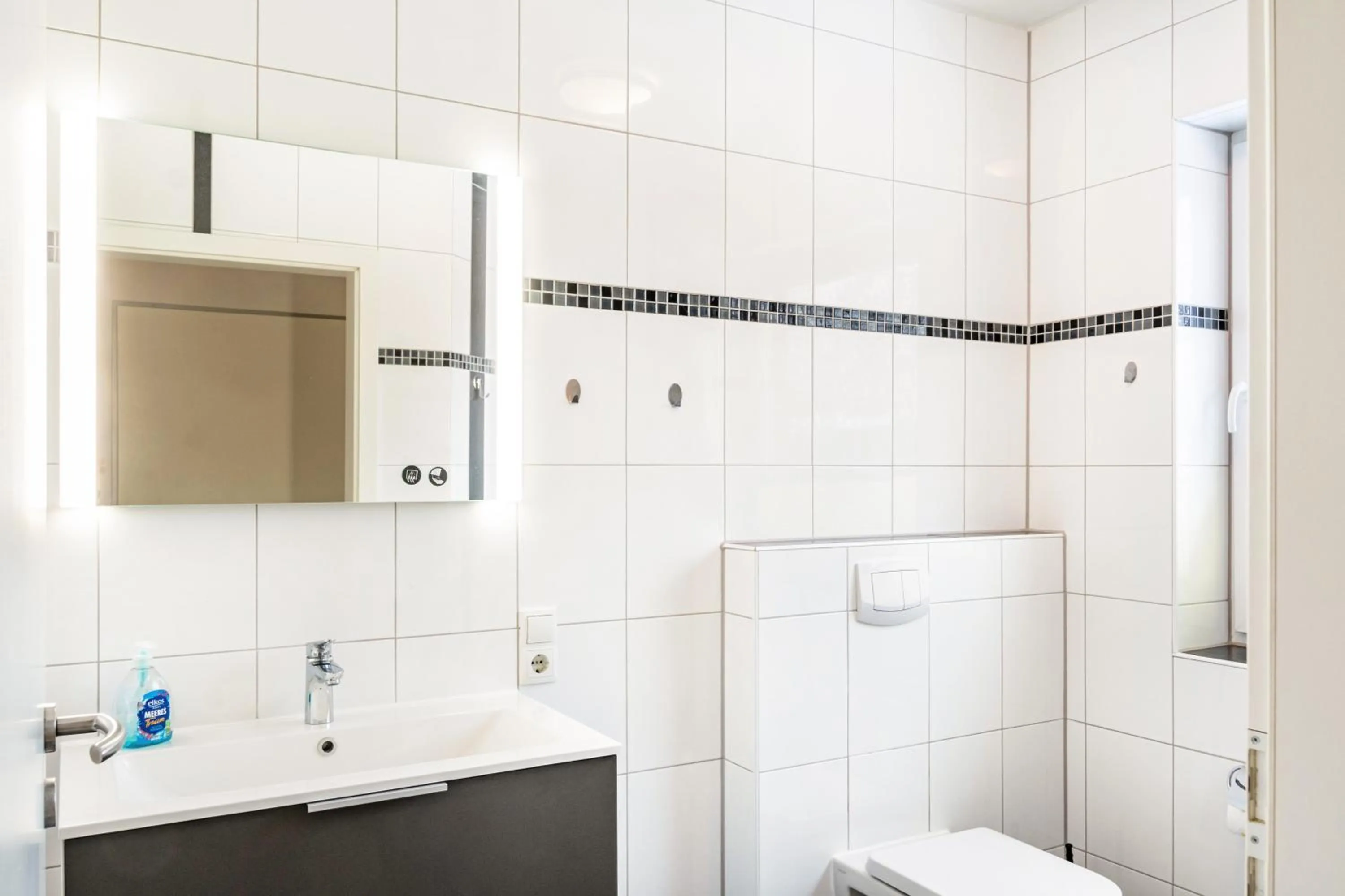 Bathroom in Ferienwohnung Hilbers