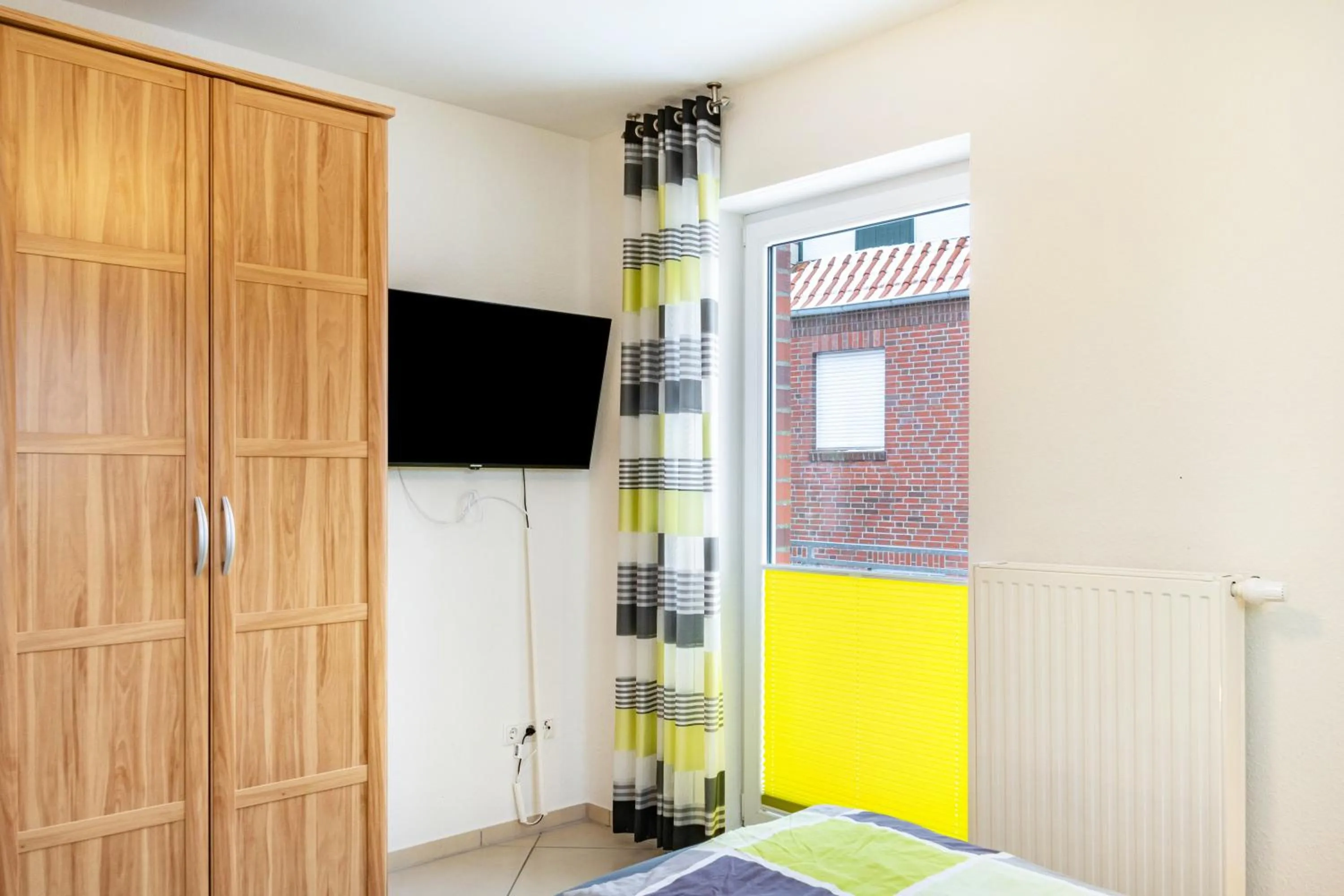 Living room, Bed in Ferienwohnung Hilbers