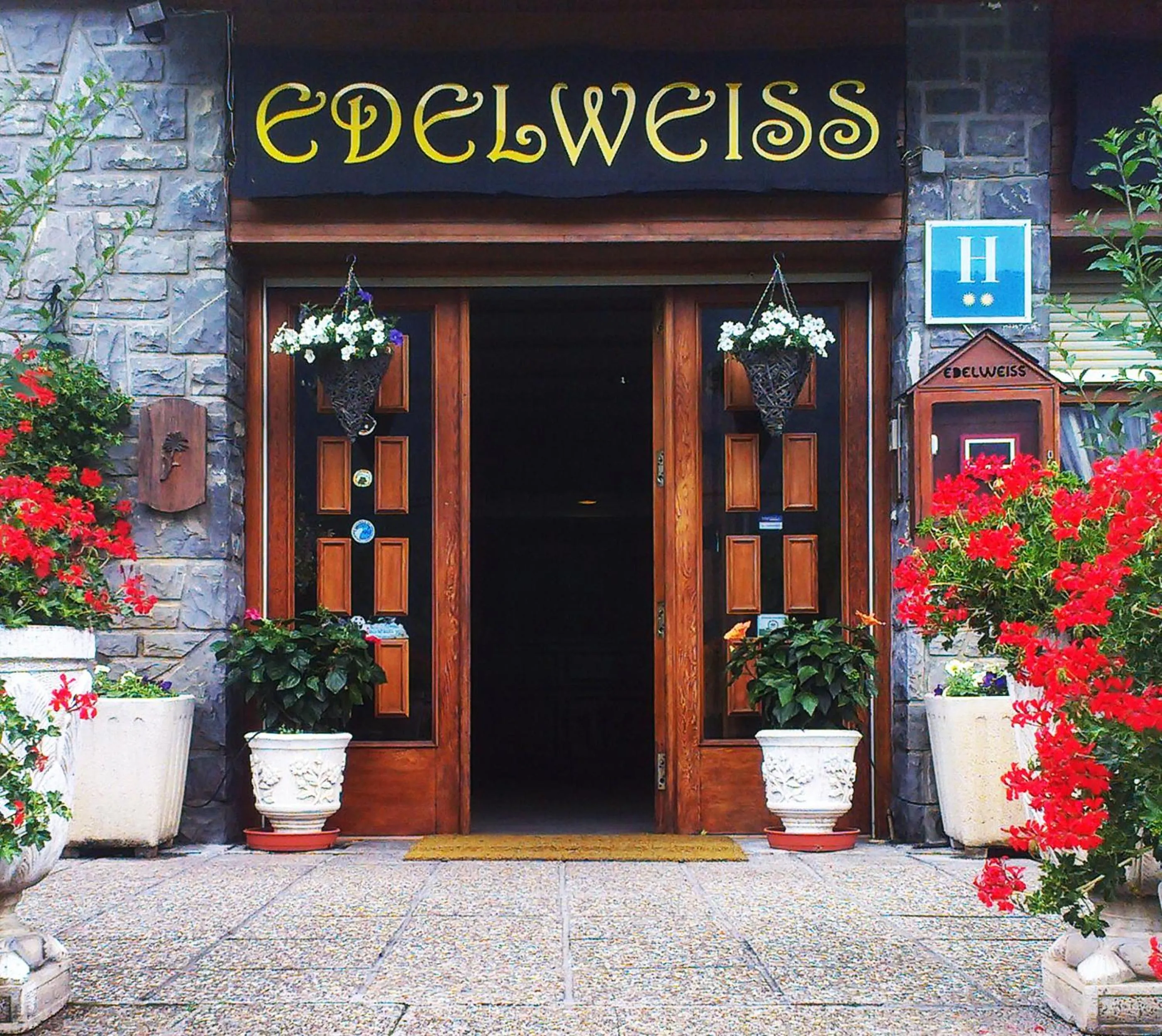 Facade/entrance in Edelweiss Hotel